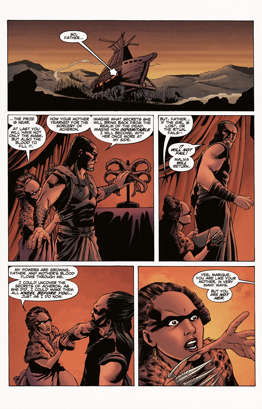 Conan the Barbarian: The Mask of Acheron issue Full - Page 27
