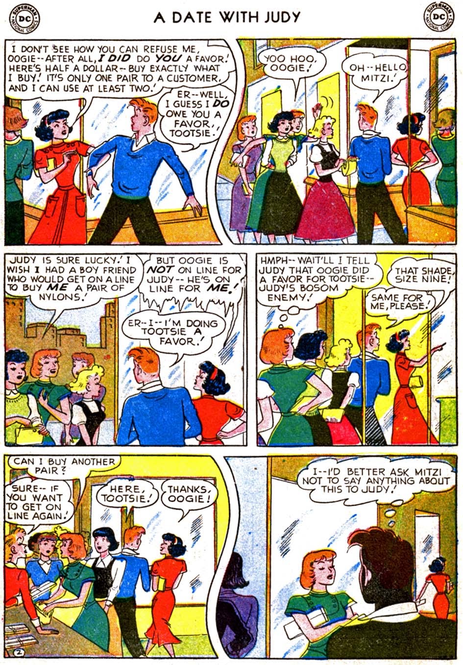 Read online A Date with Judy comic -  Issue #32 - 37