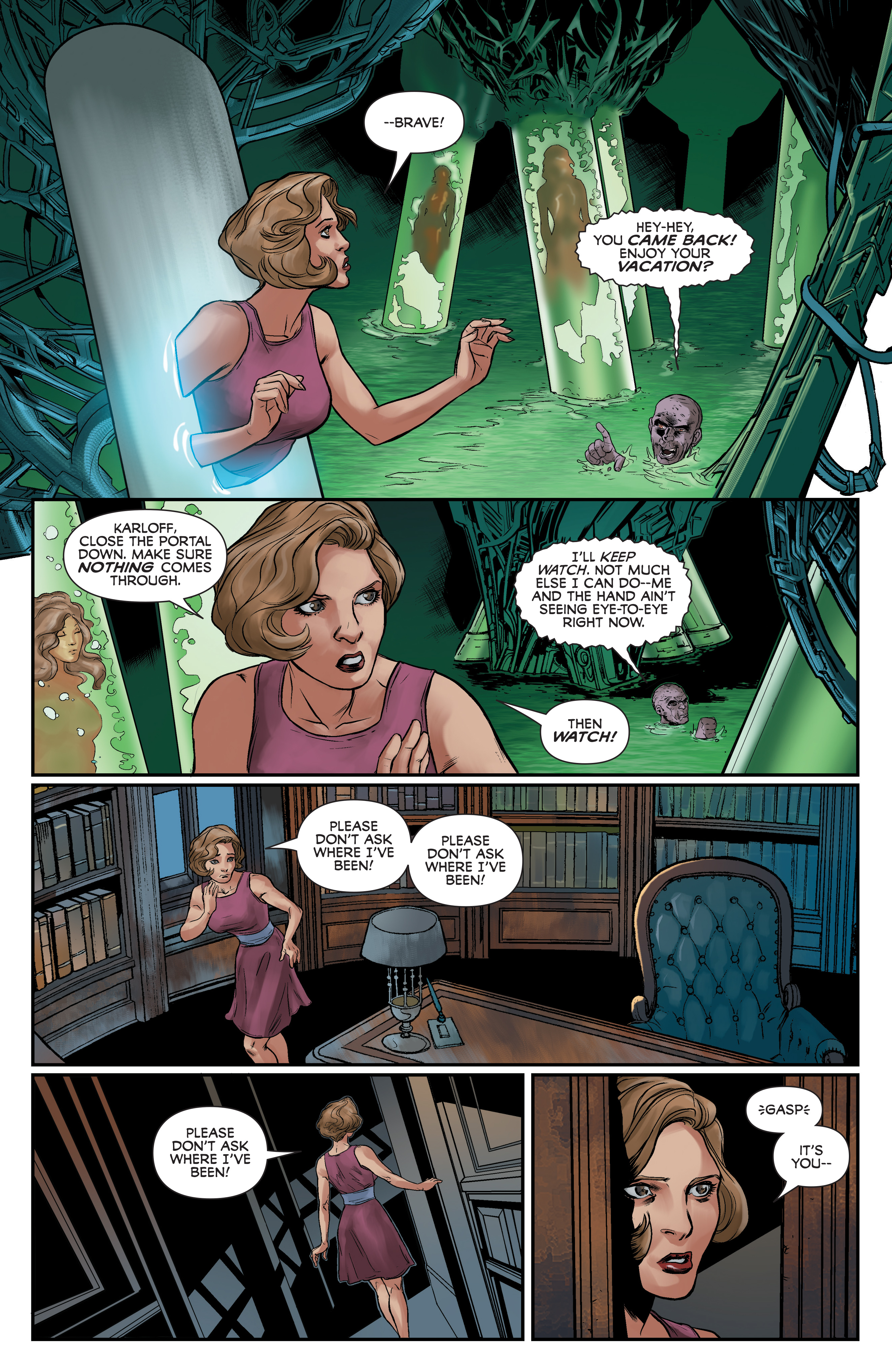 Read online Dean Koontz's Frankenstein: Storm Surge comic -  Issue #6 - 21