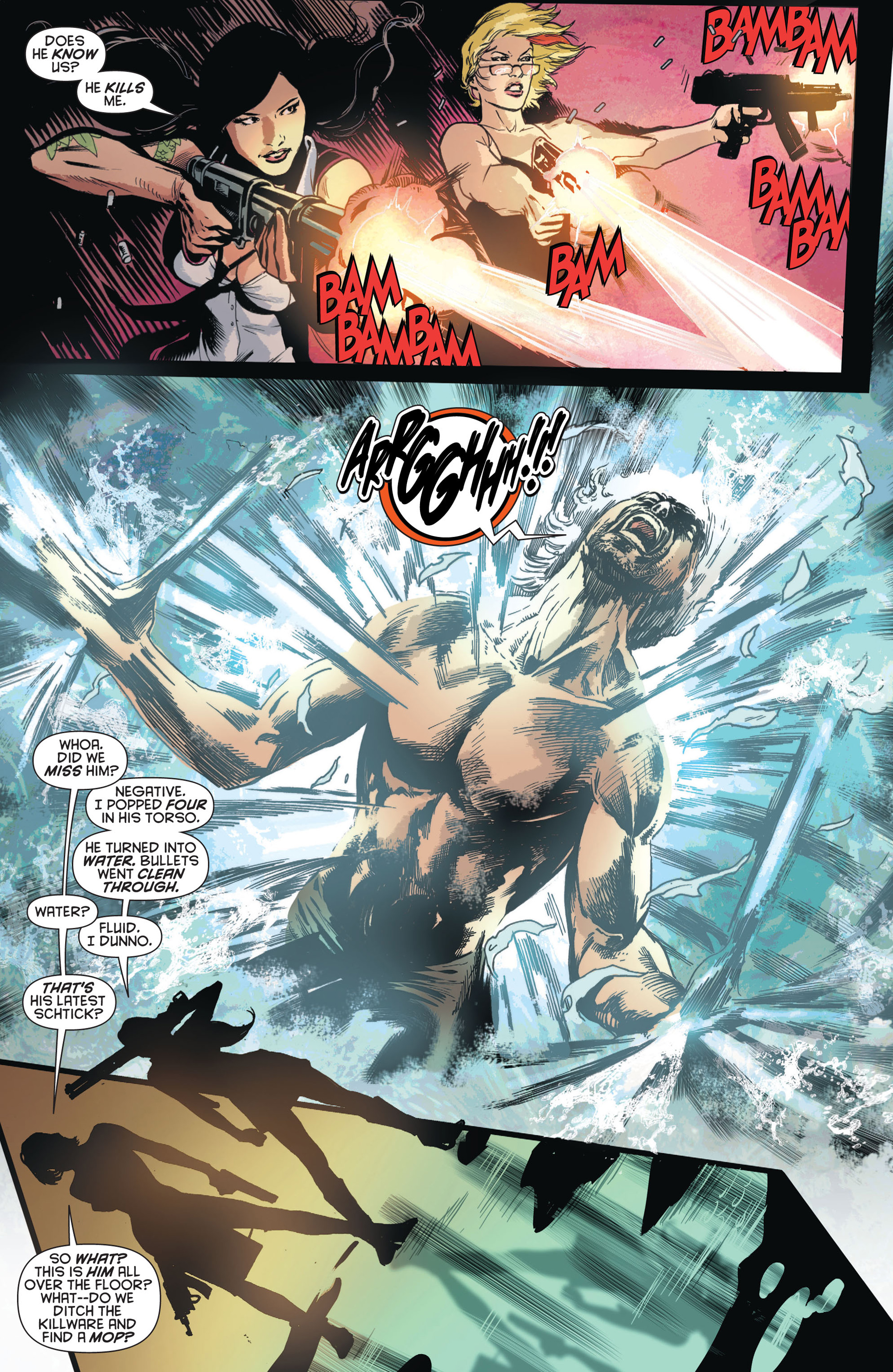 Read online Resurrection Man (2011) comic -  Issue #2 - 17