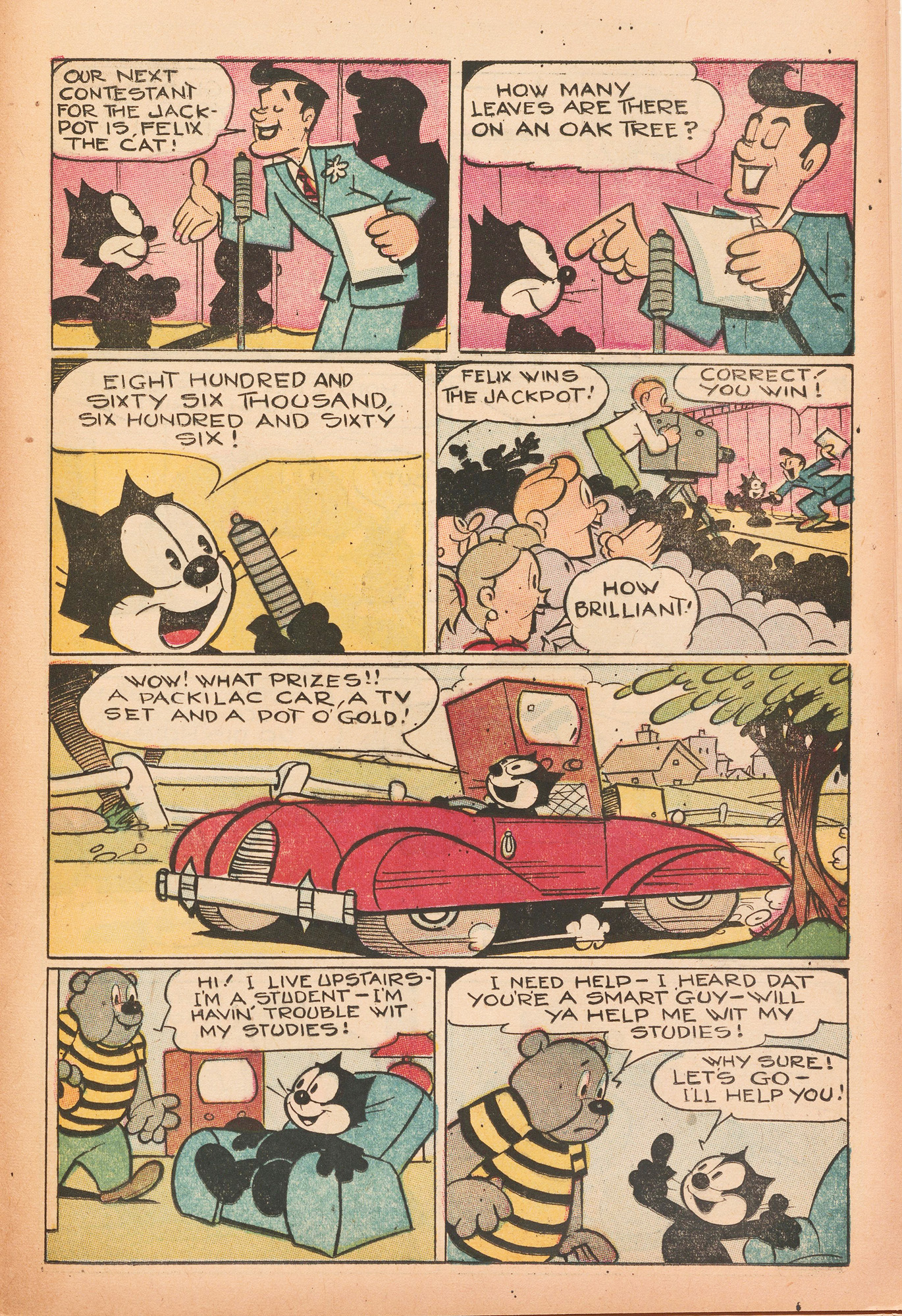 Read online Felix the Cat (1951) comic -  Issue #52 - 25