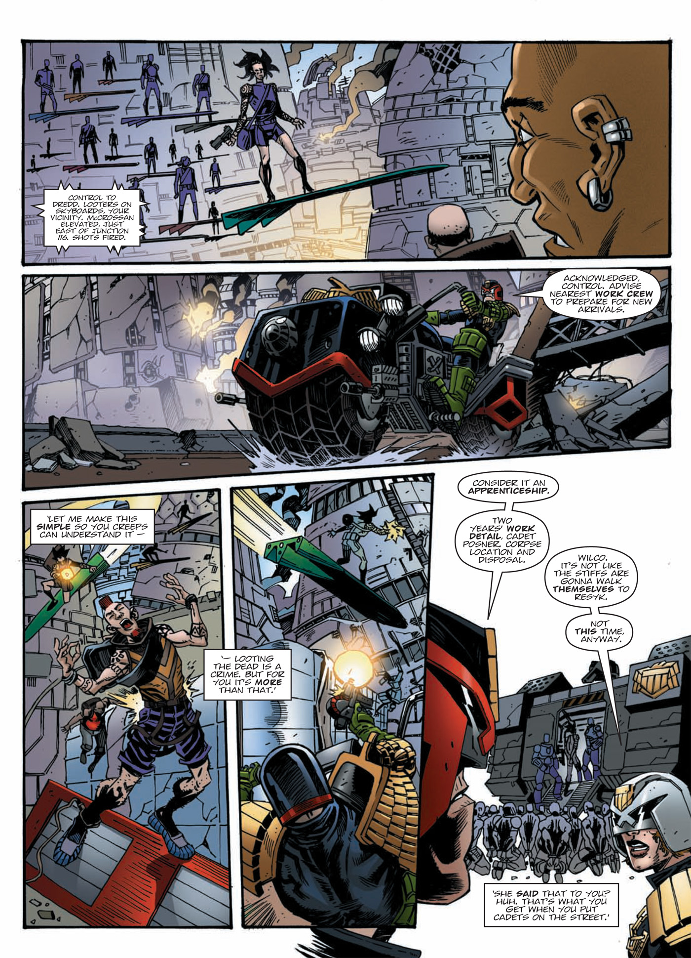 Read online Judge Dredd: Day of Chaos: Fallout comic -  Issue # TPB (Part 1) - 51