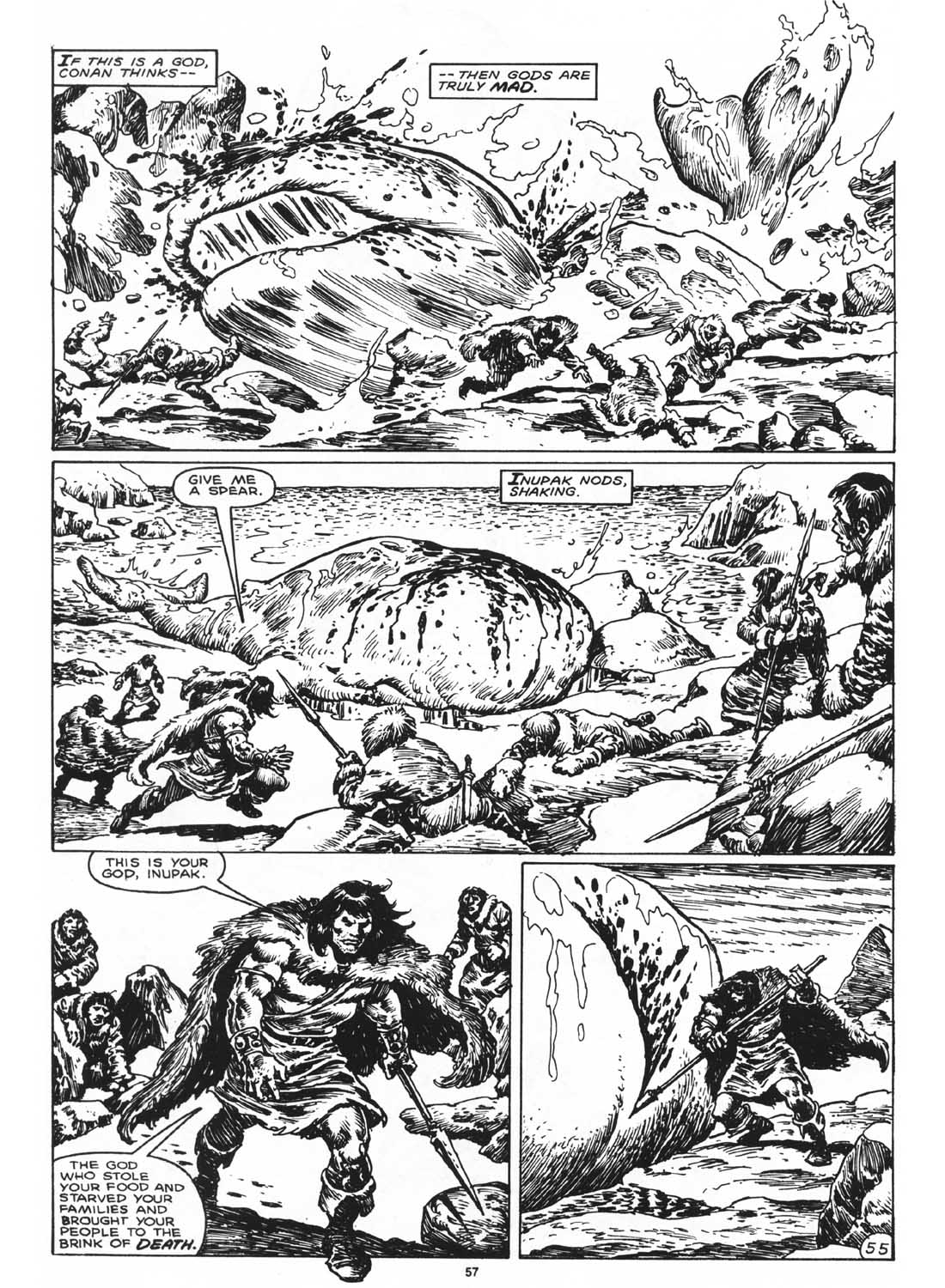 The Savage Sword Of Conan issue 168 - Page 57