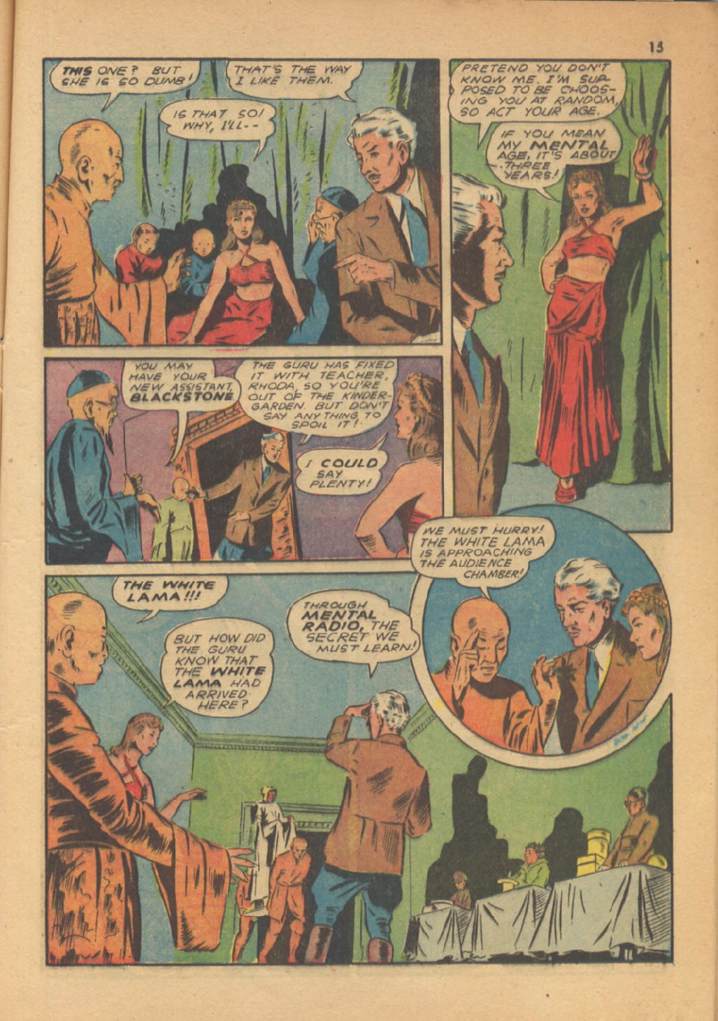 Read online Super-Magician Comics comic -  Issue #13 - 15