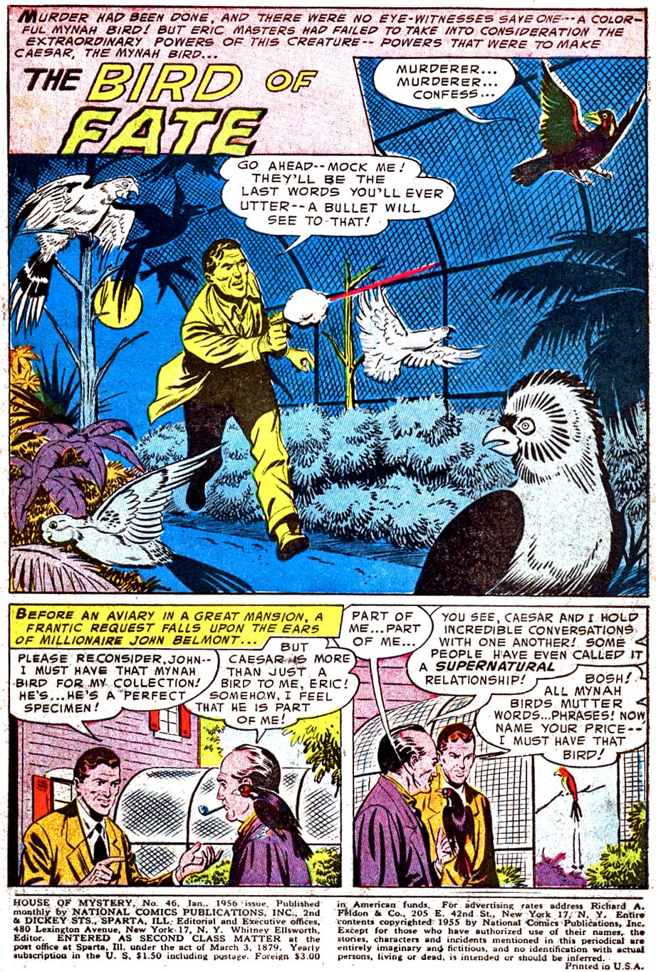 Read online House of Mystery (1951) comic -  Issue #46 - 3