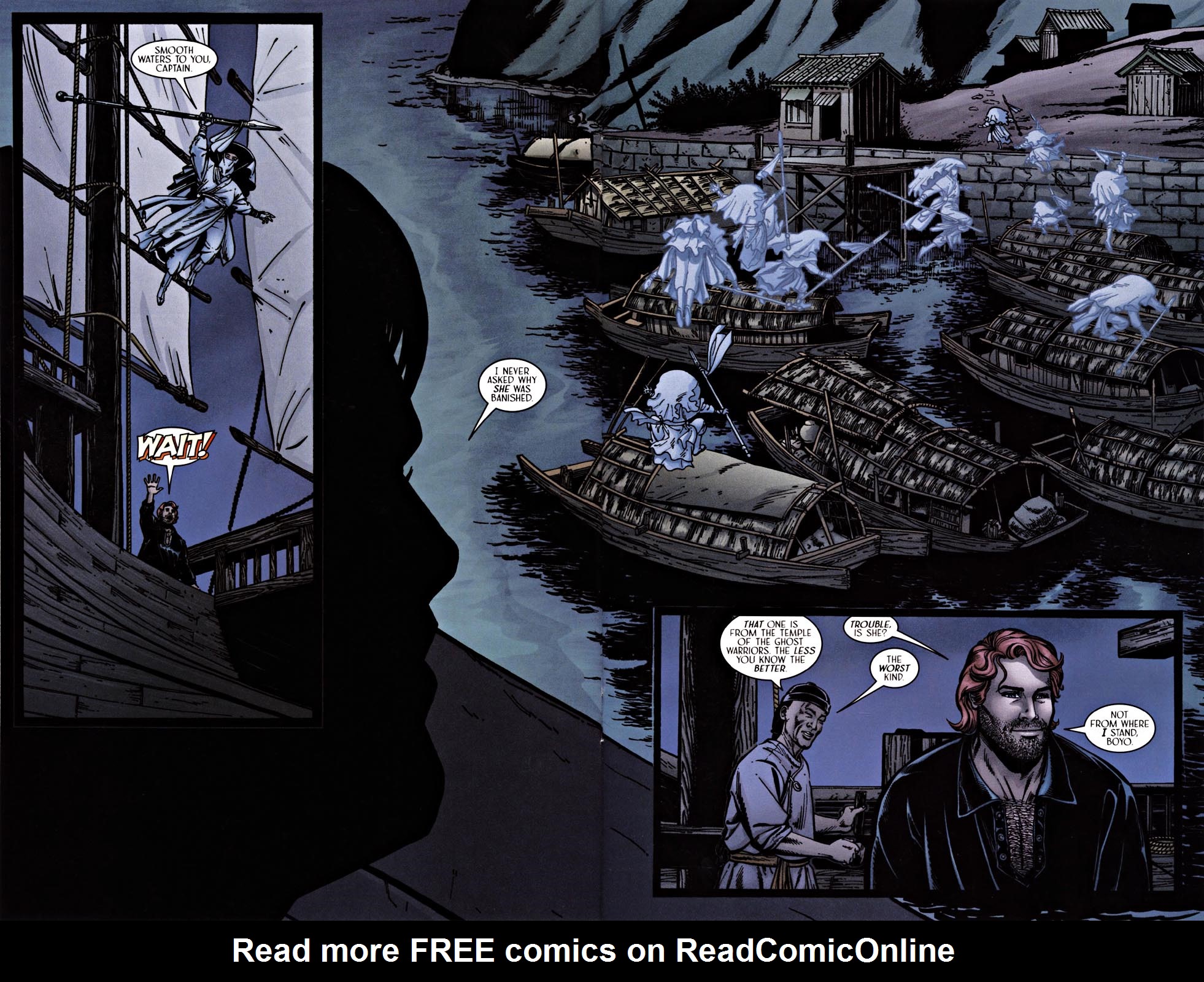 Read online Silken Ghost comic -  Issue #1 - 12