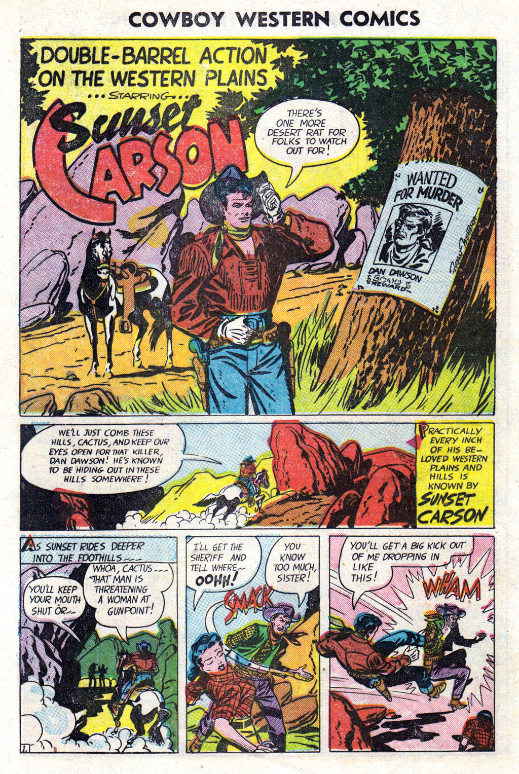 Read online Cowboy Western Comics (1948) comic -  Issue #37 - 12