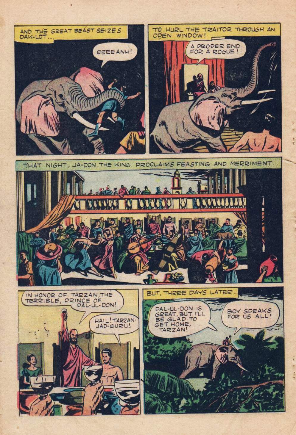 Read online Tarzan (1948) comic -  Issue #9 - 34