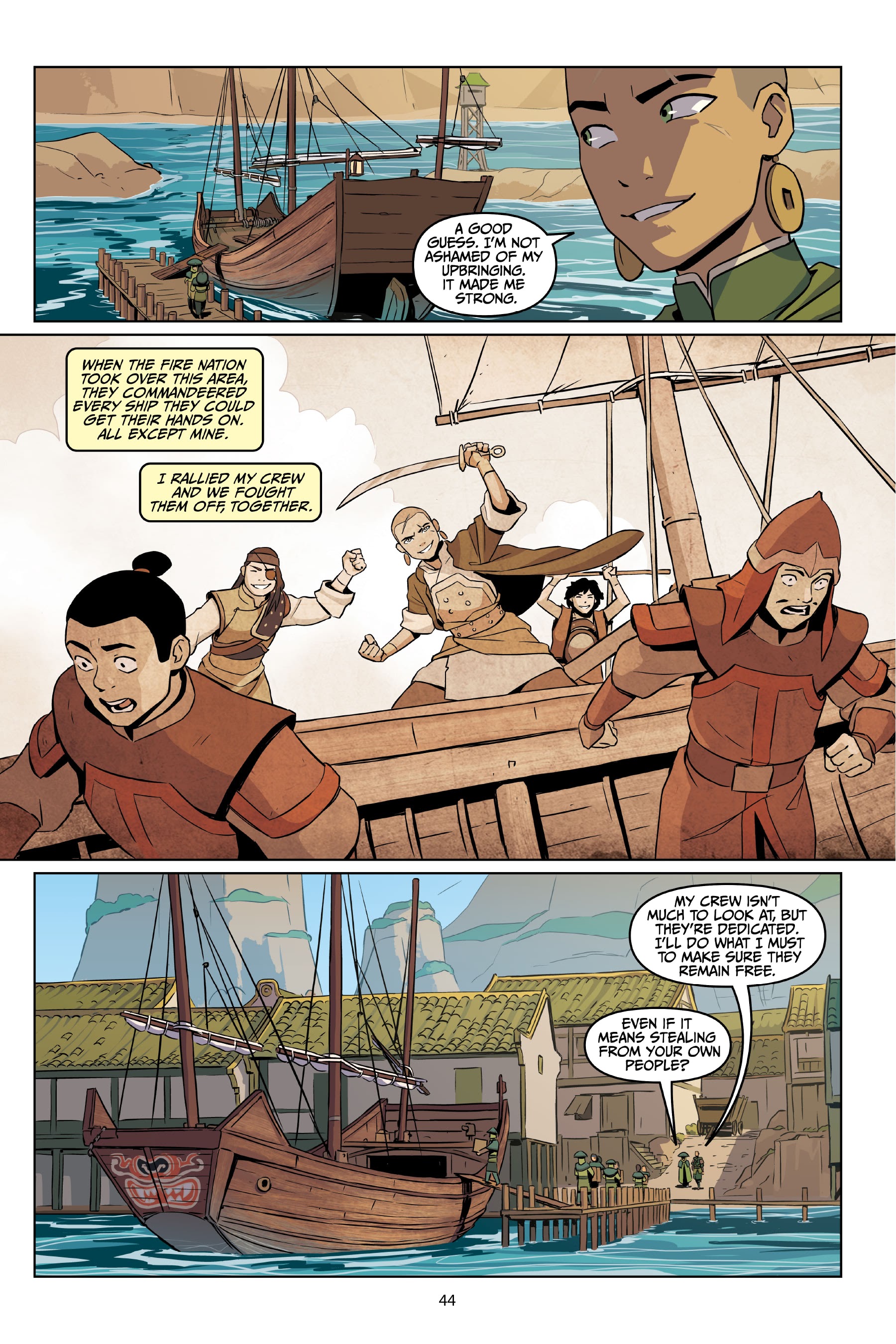 Read online Avatar: The Last Airbender—Katara and the Pirate's Silver comic -  Issue # TPB - 45
