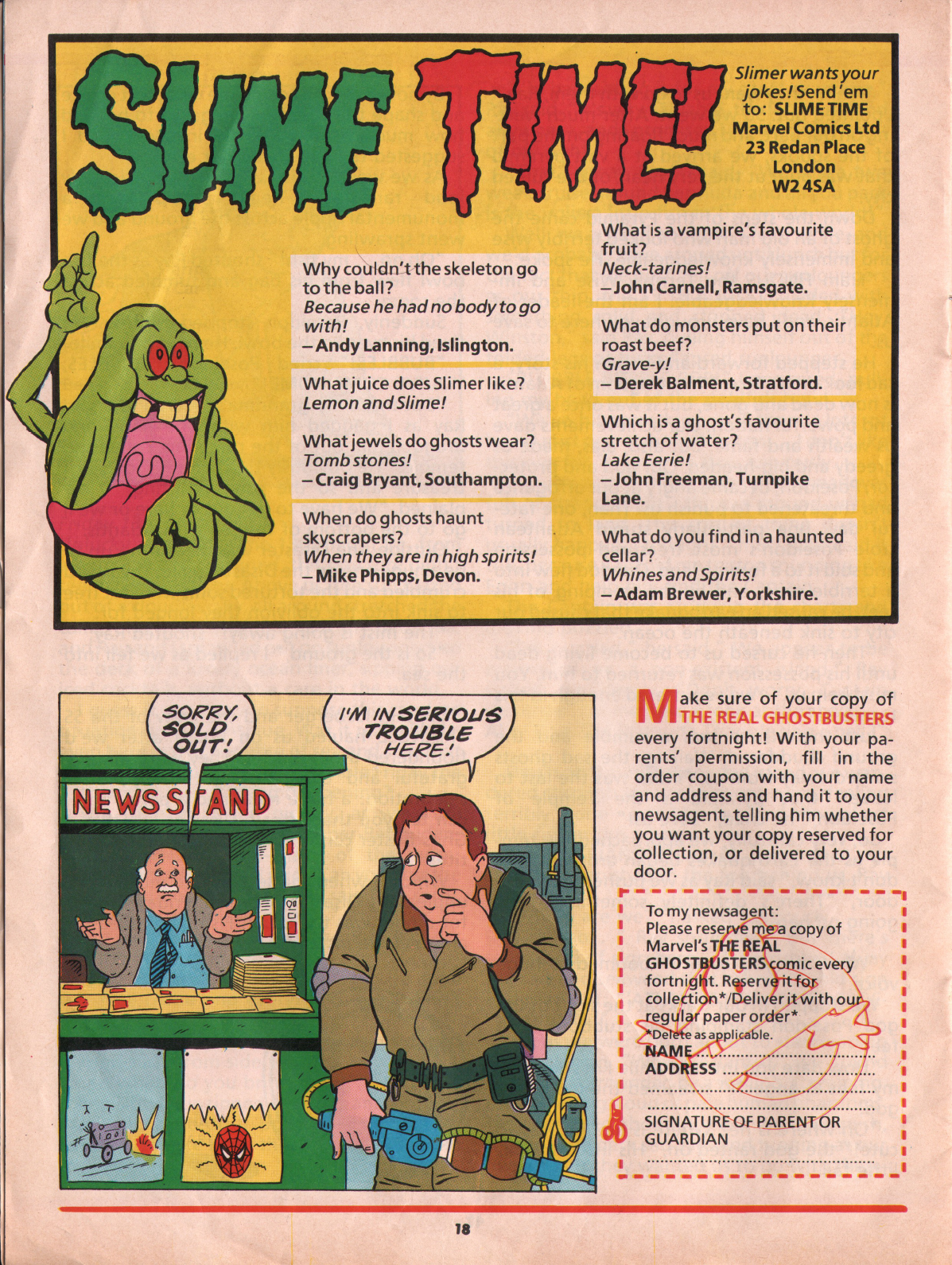 Read online The Real Ghostbusters comic -  Issue #5 - 18