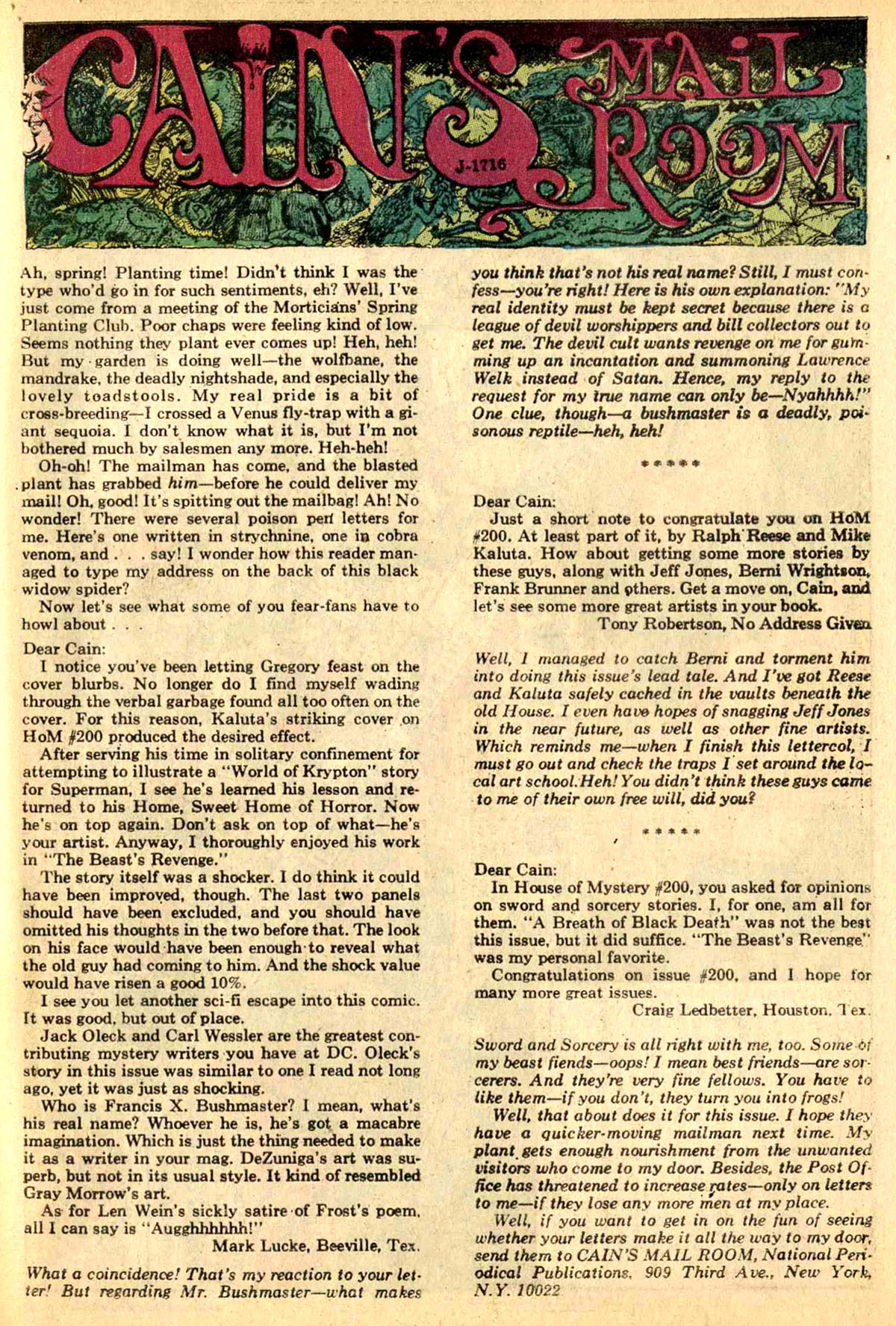 Read online House of Mystery (1951) comic -  Issue #204 - 33