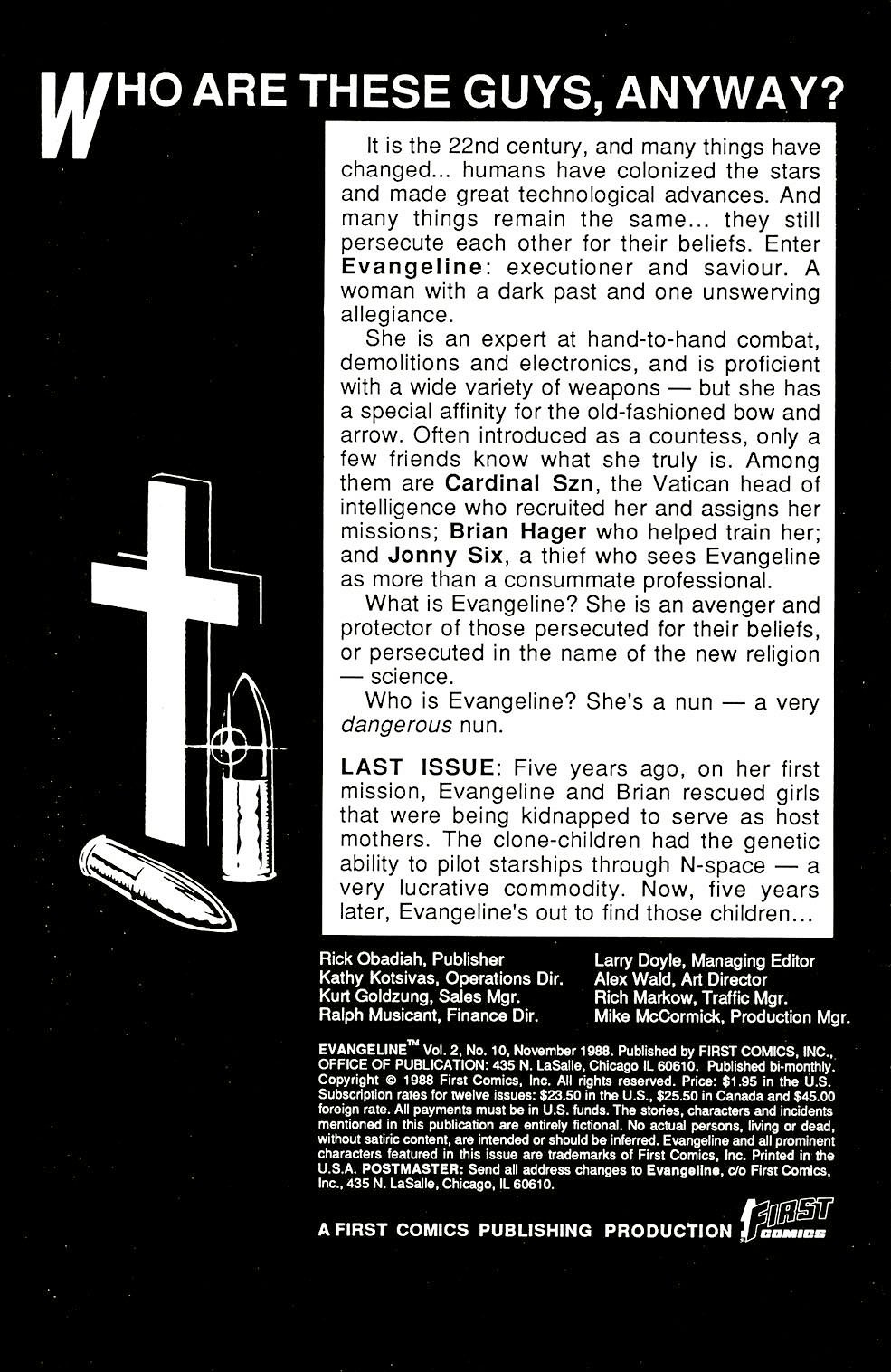 Read online Evangeline comic -  Issue #10 - 2