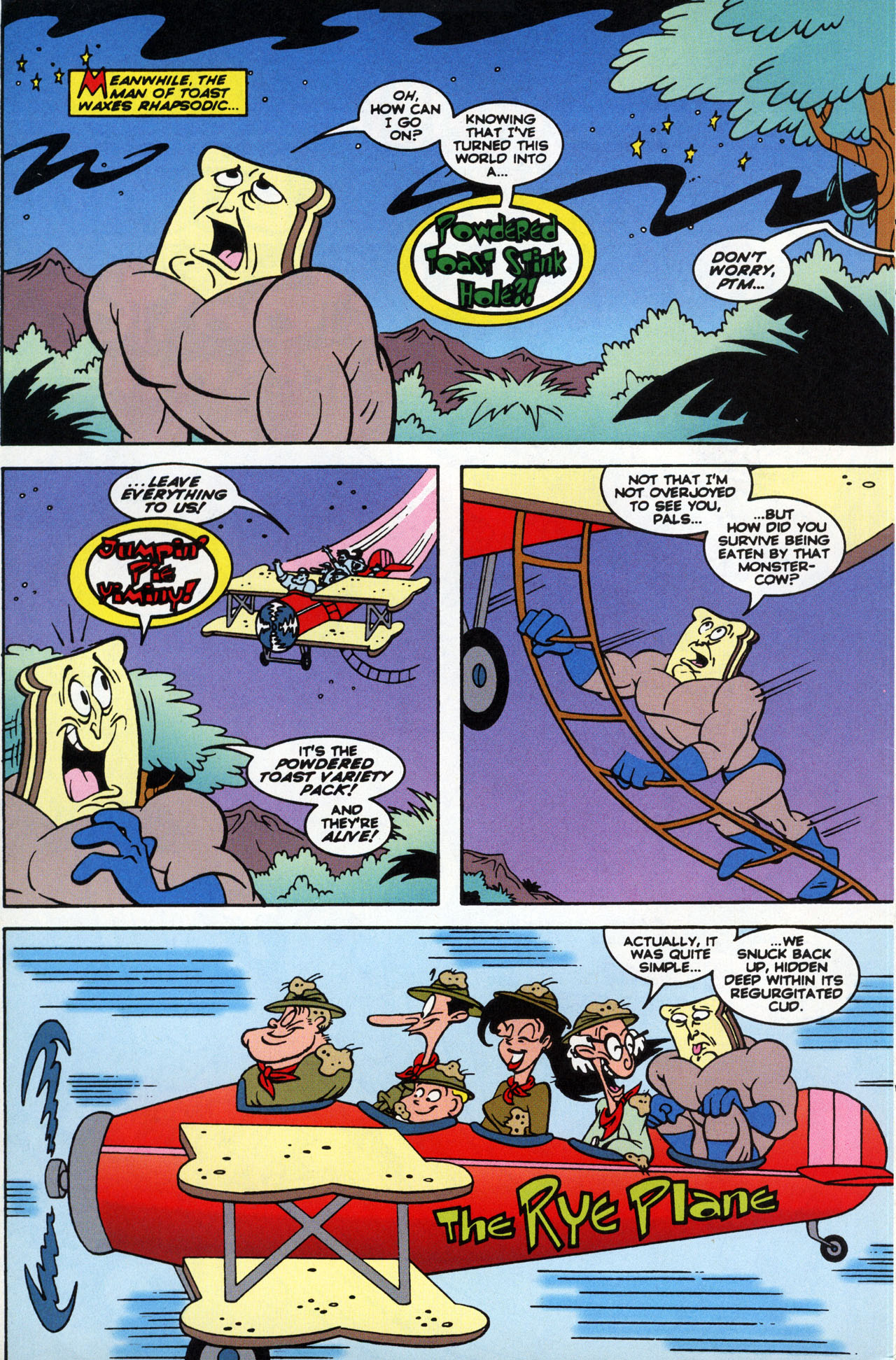 Read online The Ren & Stimpy Show Special: Powdered Toastman's Cereal Serial comic -  Issue # Full - 43