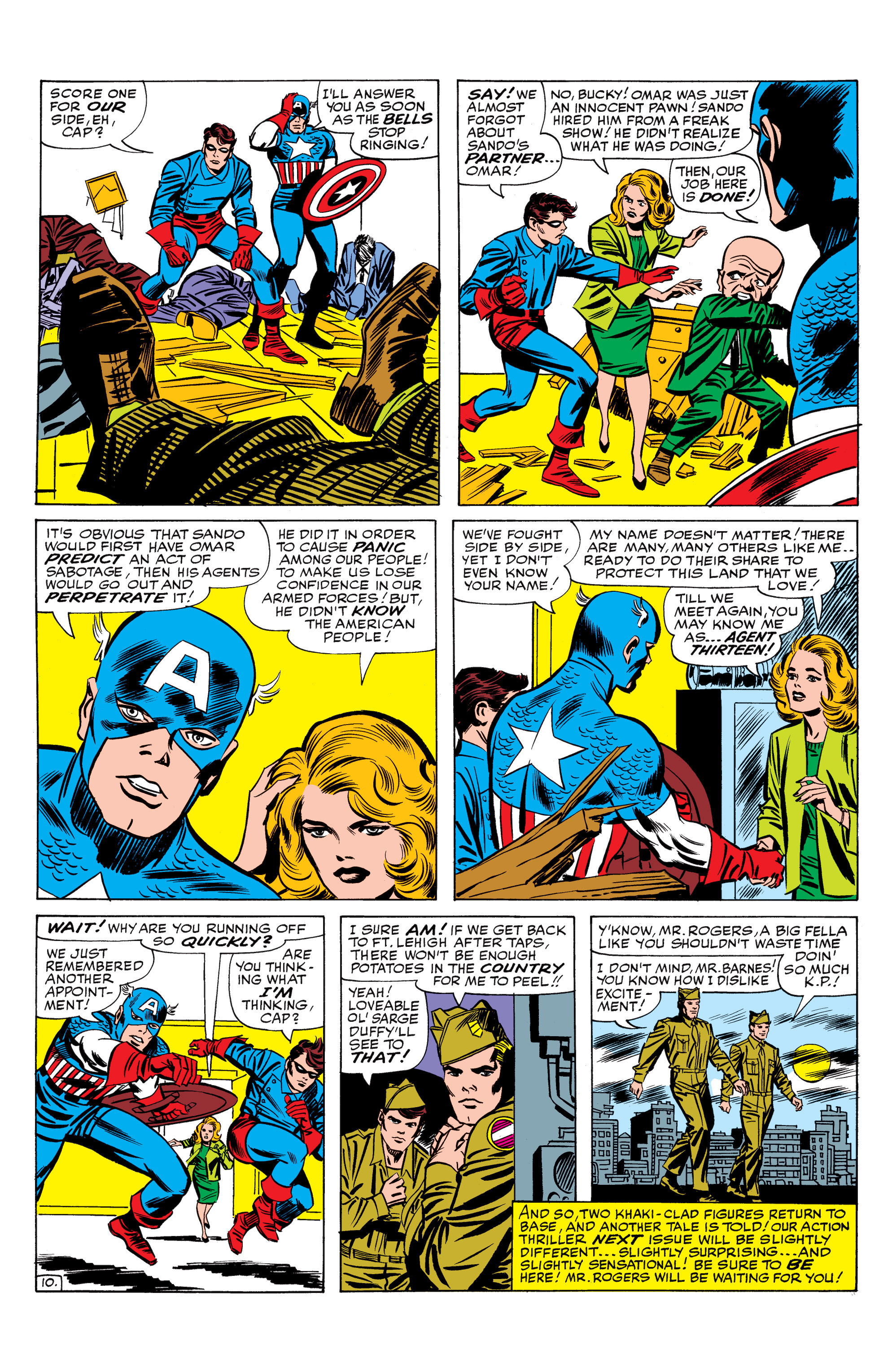Read online Marvel Masterworks: Captain America comic -  Issue # TPB 1 (Part 1) - 71