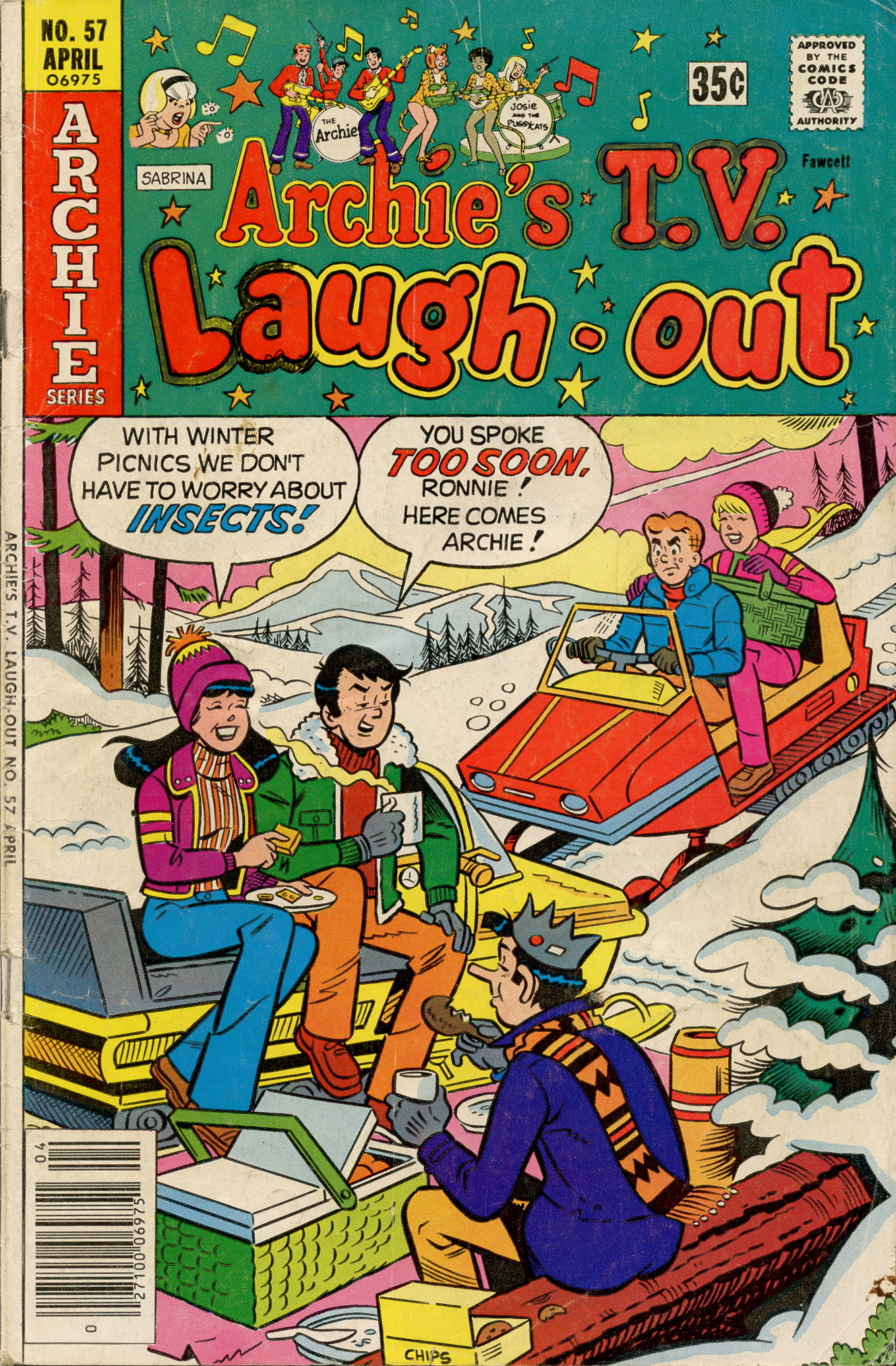 Read online Archie's TV Laugh-Out comic -  Issue #57 - 1