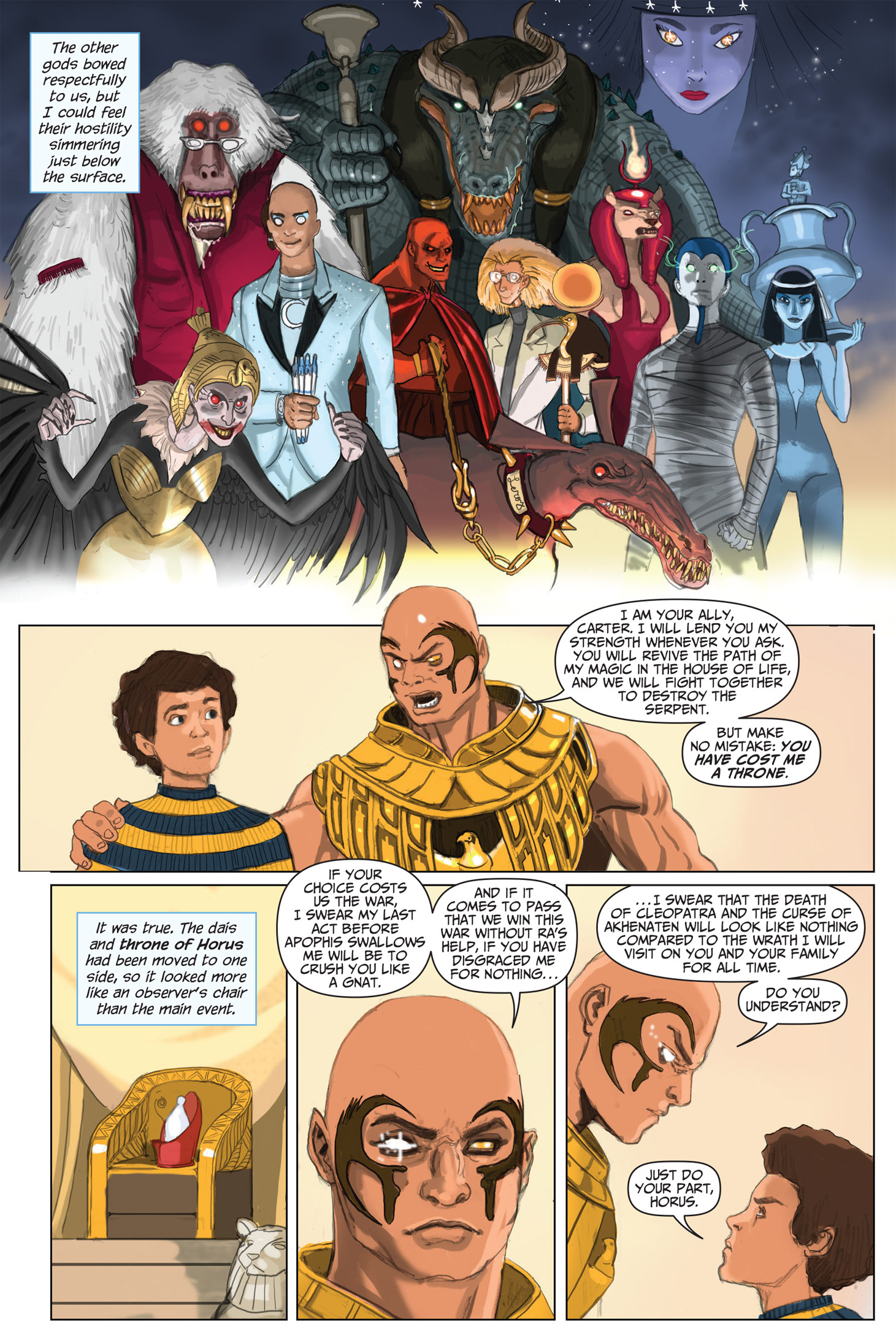 Read online The Kane Chronicles comic -  Issue # TPB 2 - 151