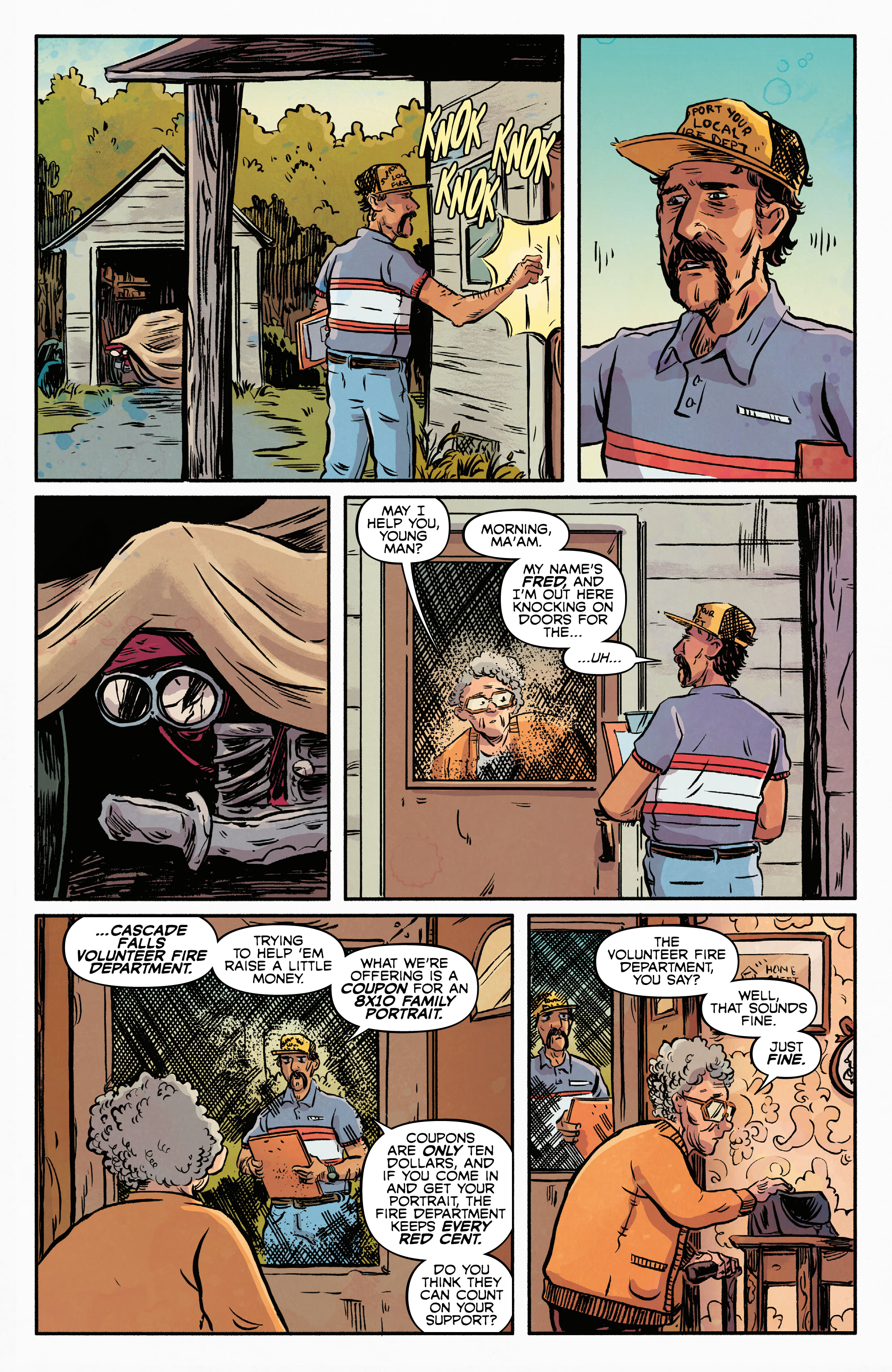 Read online Door to Door, Night by Night comic -  Issue #6 - 5