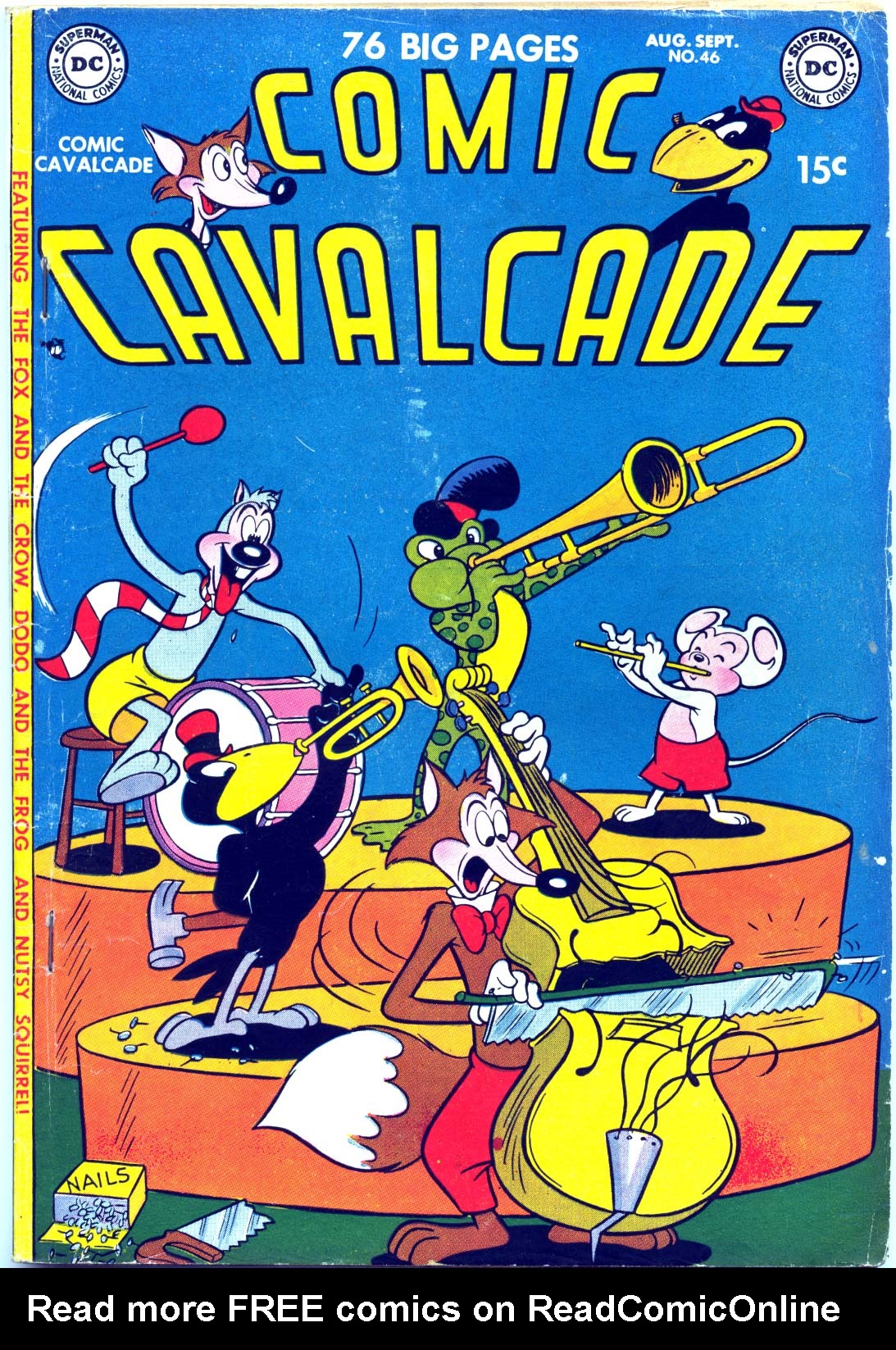 Read online Comic Cavalcade comic -  Issue #46 - 1