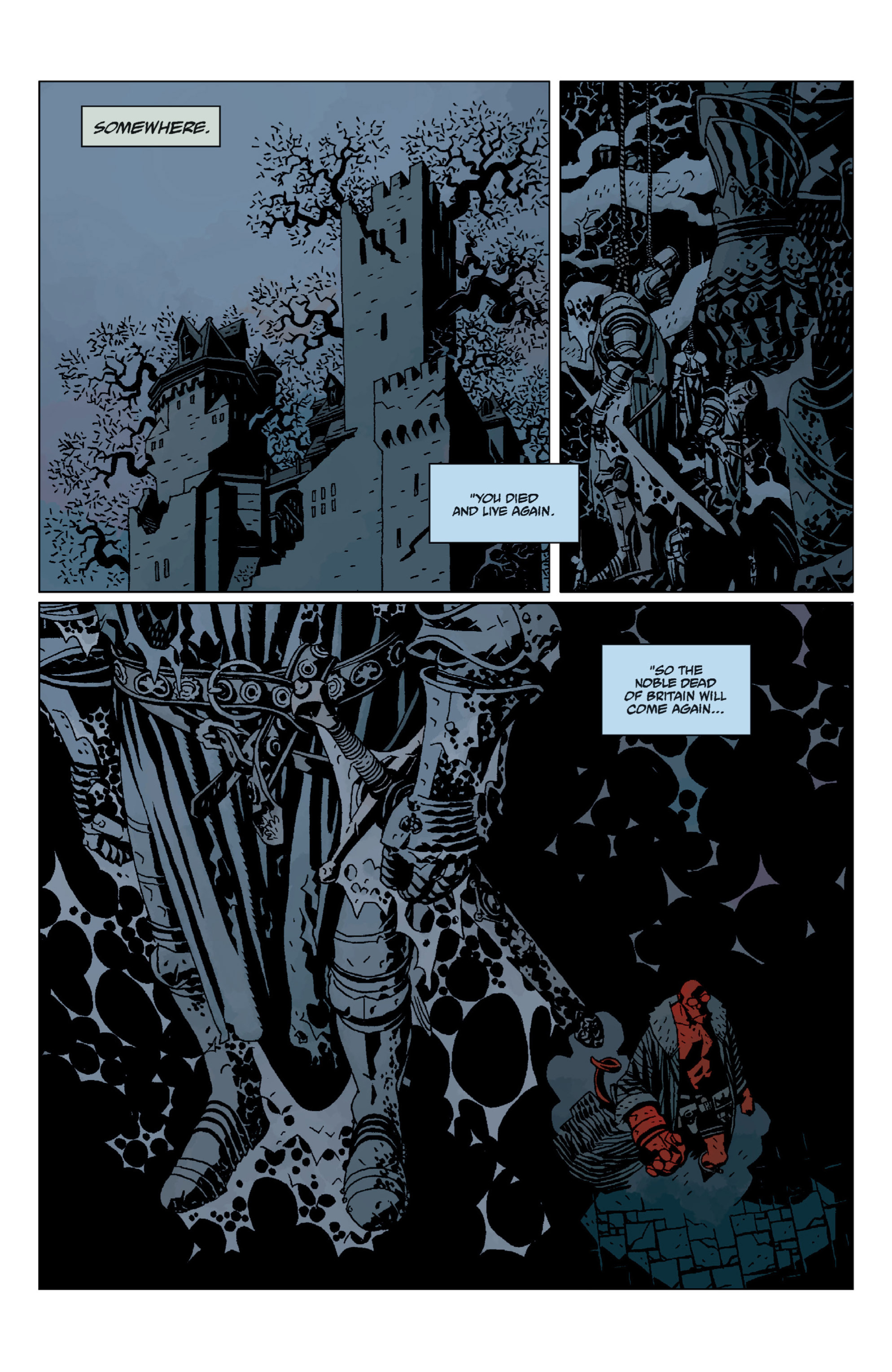 Read online Hellboy comic -  Issue #9 - 136