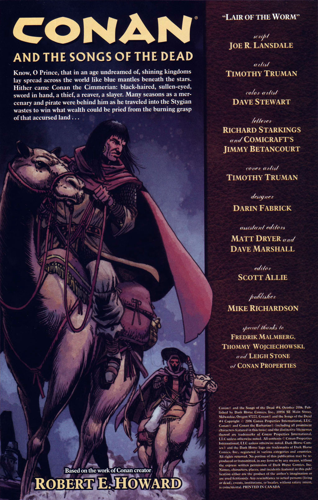 Read online Conan and the Songs of the Dead comic -  Issue #4 - 2