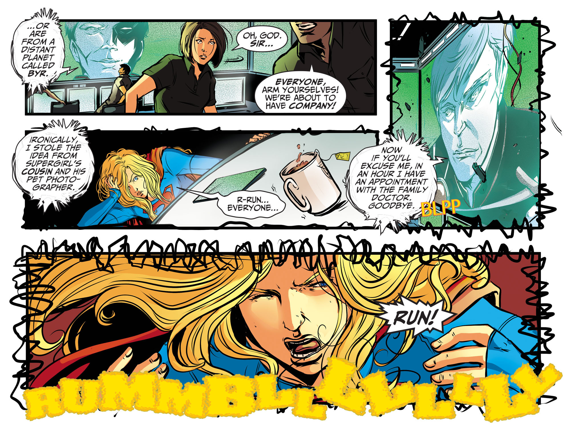 Read online Adventures of Supergirl comic -  Issue #11 - 12