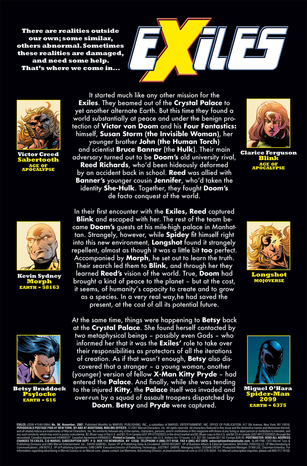 Read online Exiles (2001) comic -  Issue #98 - 2