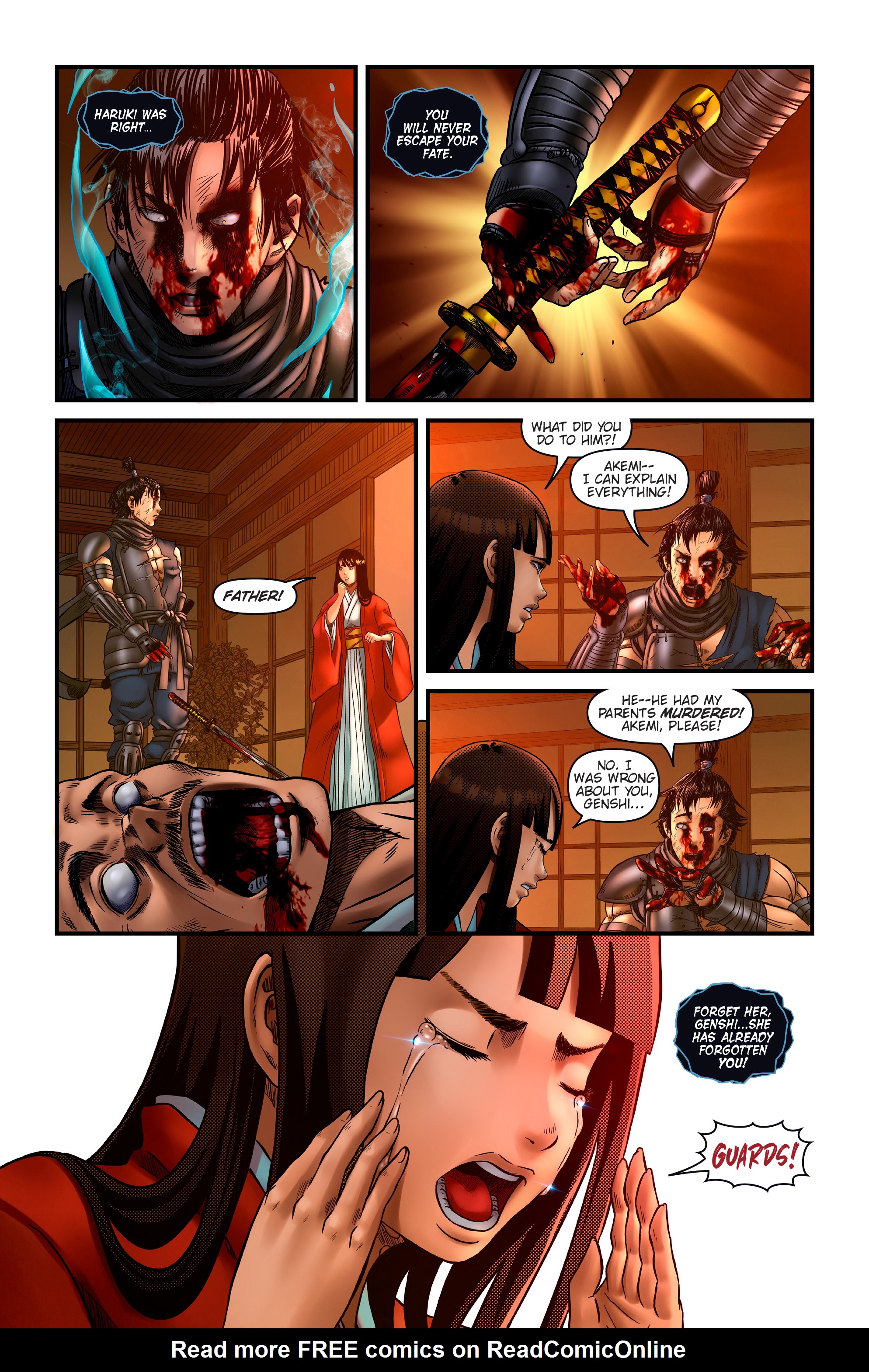 Read online Honor and Curse comic -  Issue #6 - 15