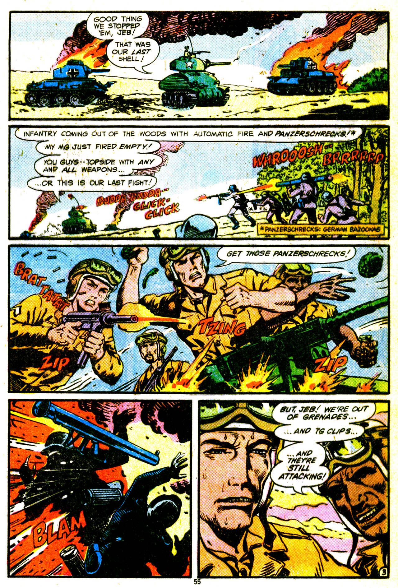Read online G.I. Combat (1952) comic -  Issue #216 - 55
