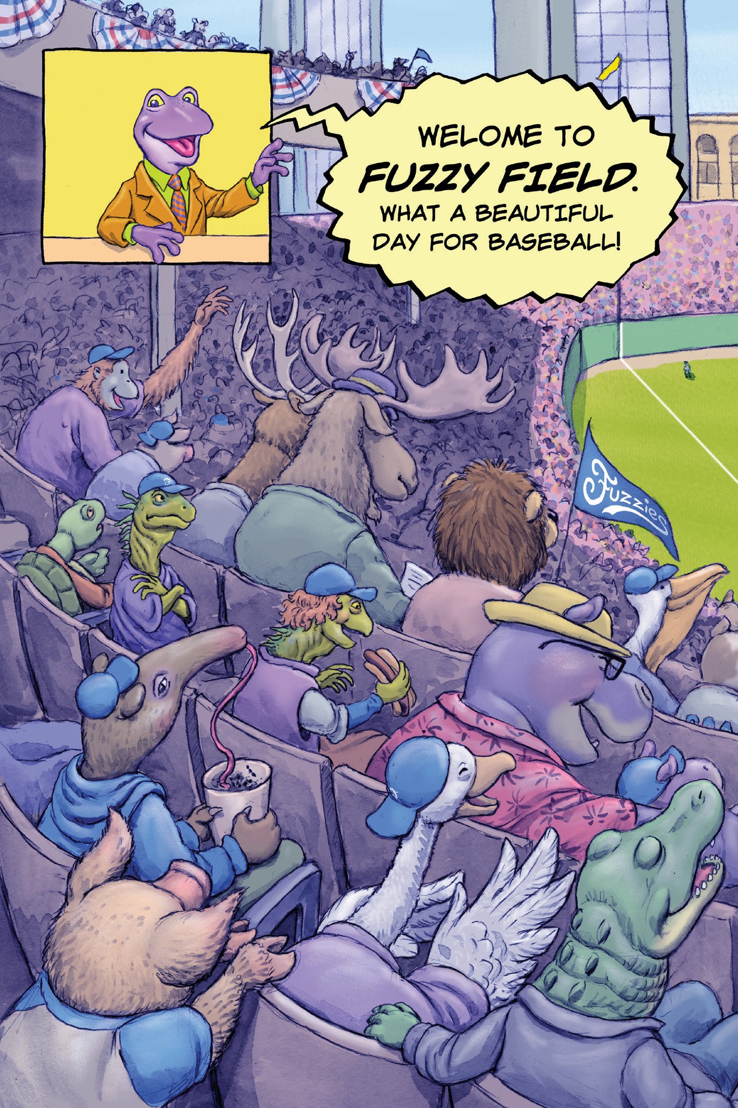 Read online Fuzzy Baseball comic -  Issue #1 - 16