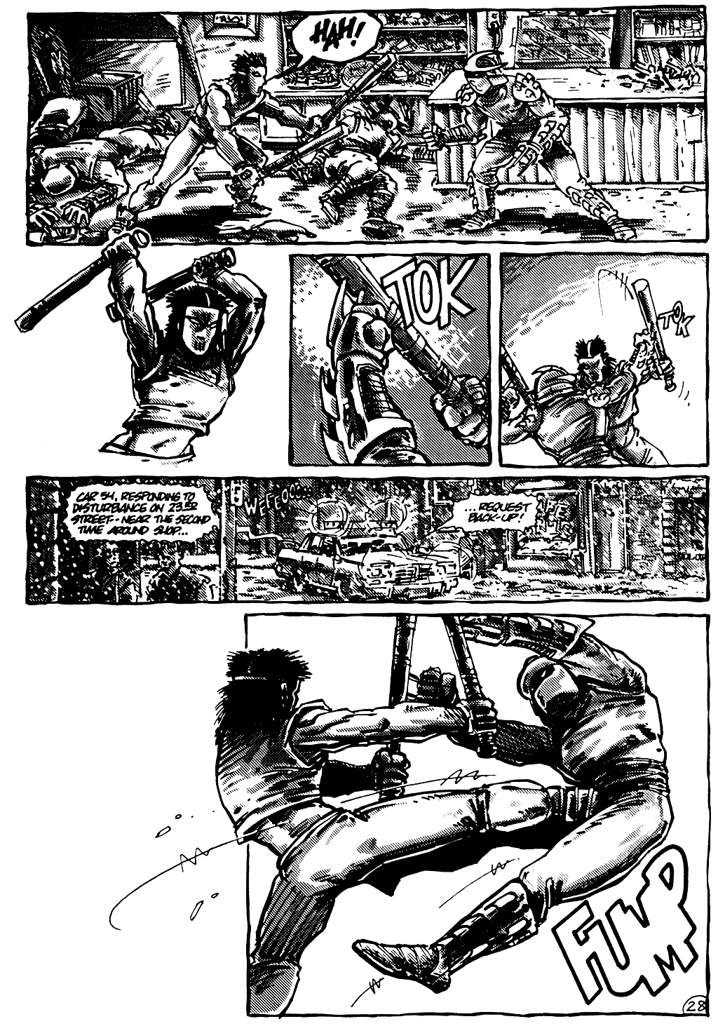 Read online Teenage Mutant Ninja Turtles (1984) comic -  Issue #10 - 29