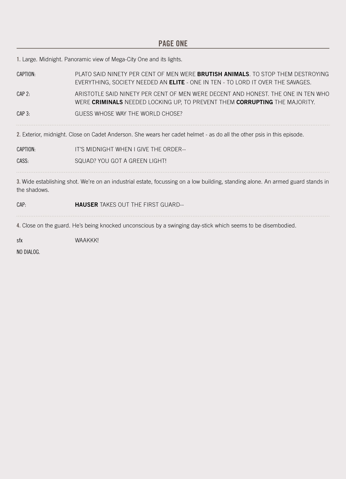 Read online 2000 AD Script Book comic -  Issue # TPB (Part 1) - 74