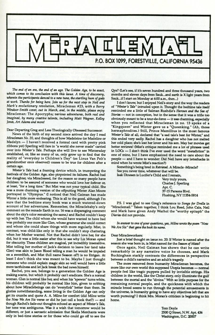Read online Miracleman (1985) comic -  Issue #22 - 34