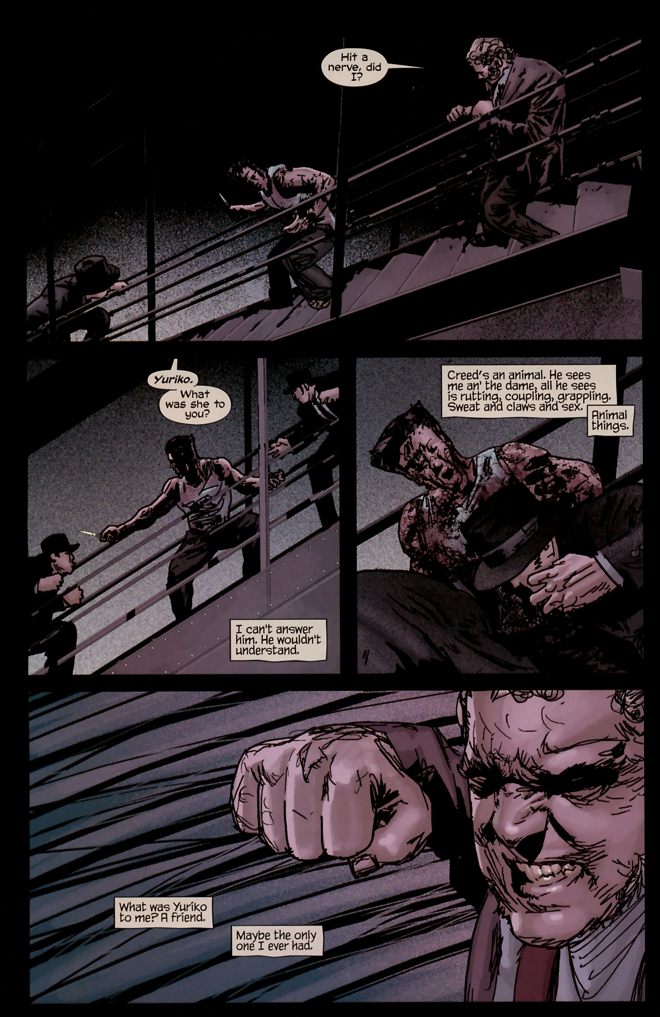 Read online Wolverine Noir comic -  Issue #4 - 9