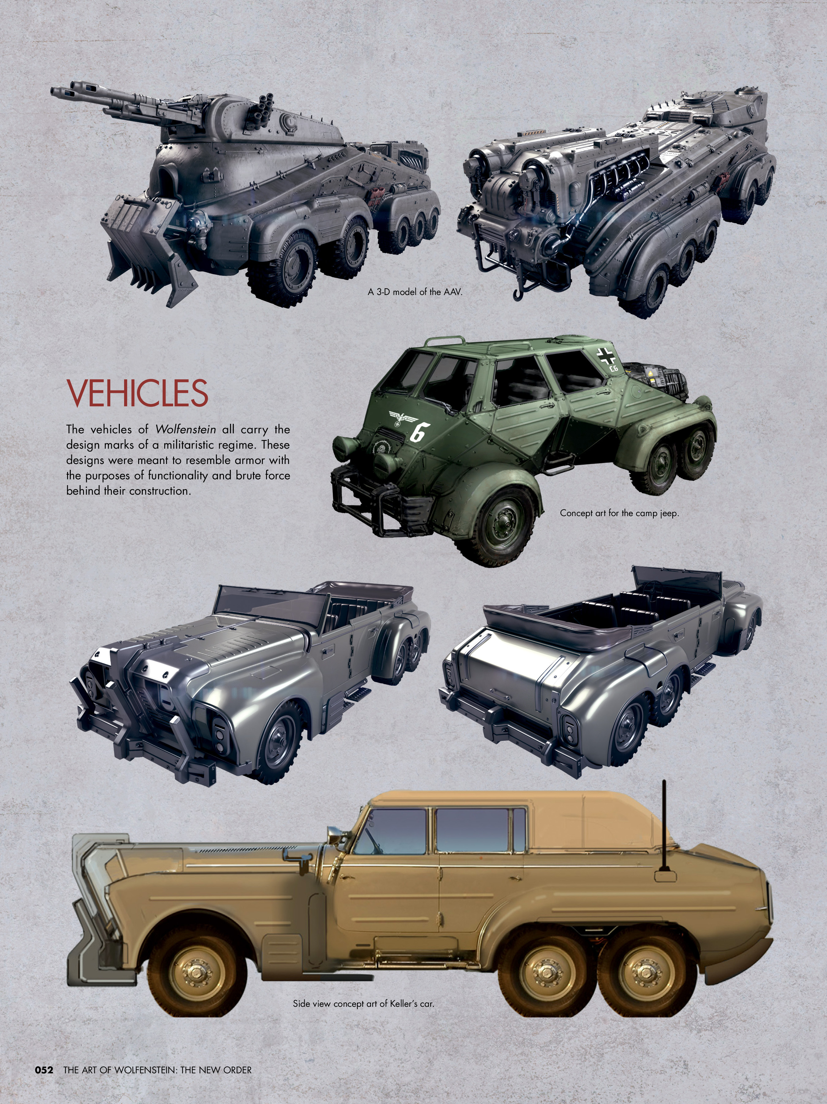 Read online The Art of Wolfenstein: The New Order comic -  Issue # TPB (Part 1) - 49