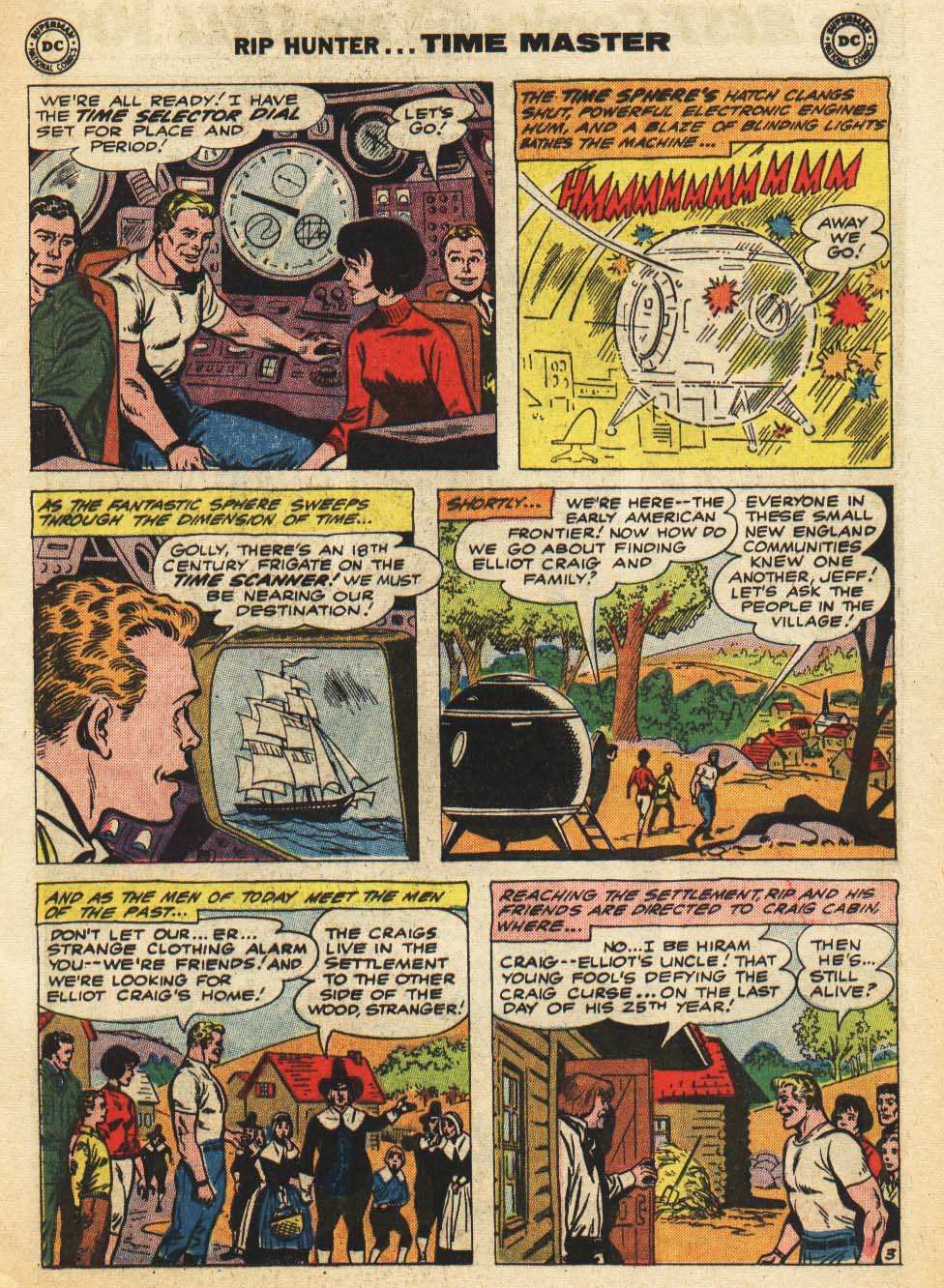 Read online Rip Hunter...Time Master comic -  Issue #1 - 4