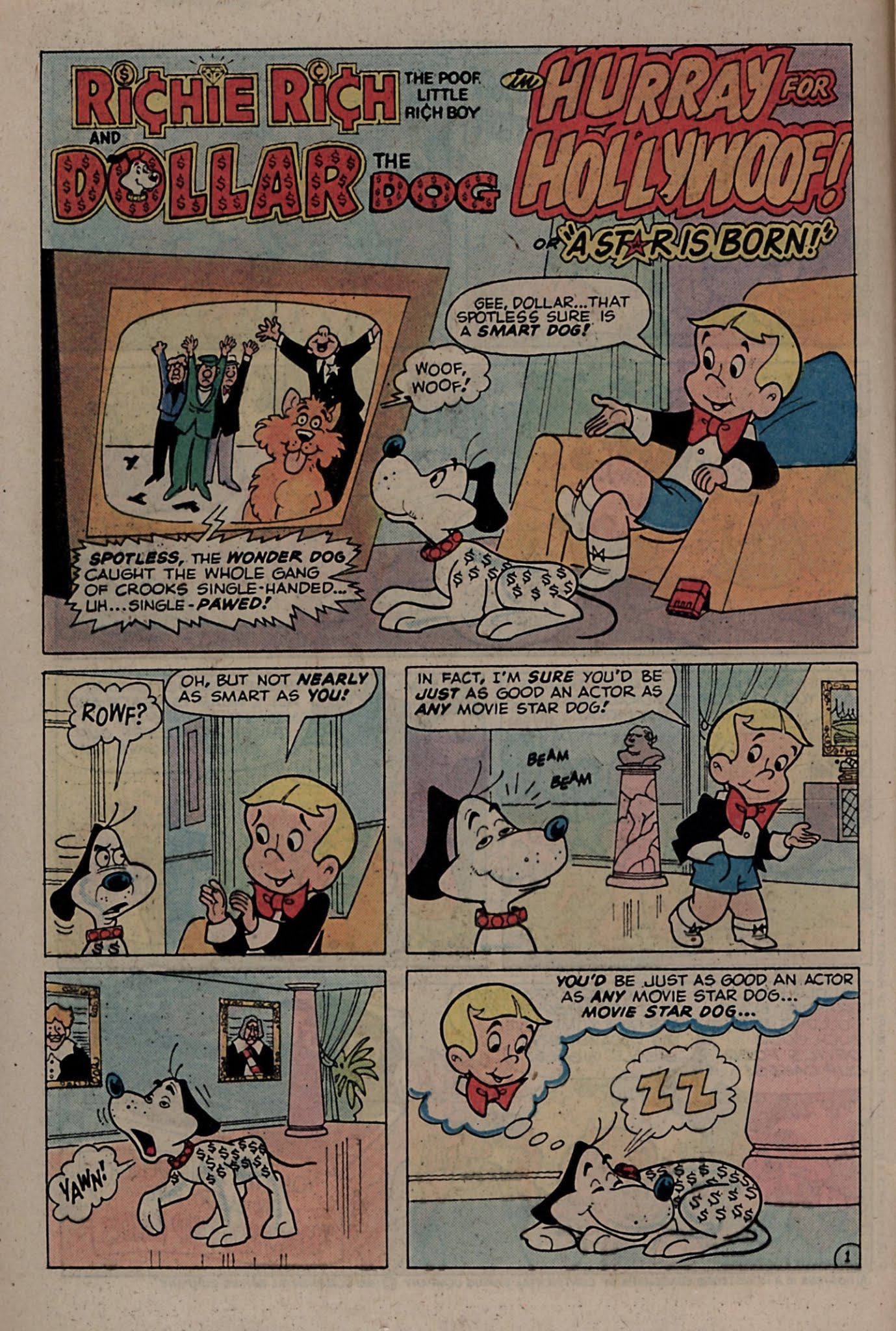 Read online Richie Rich & Dollar the Dog comic -  Issue #16 - 12