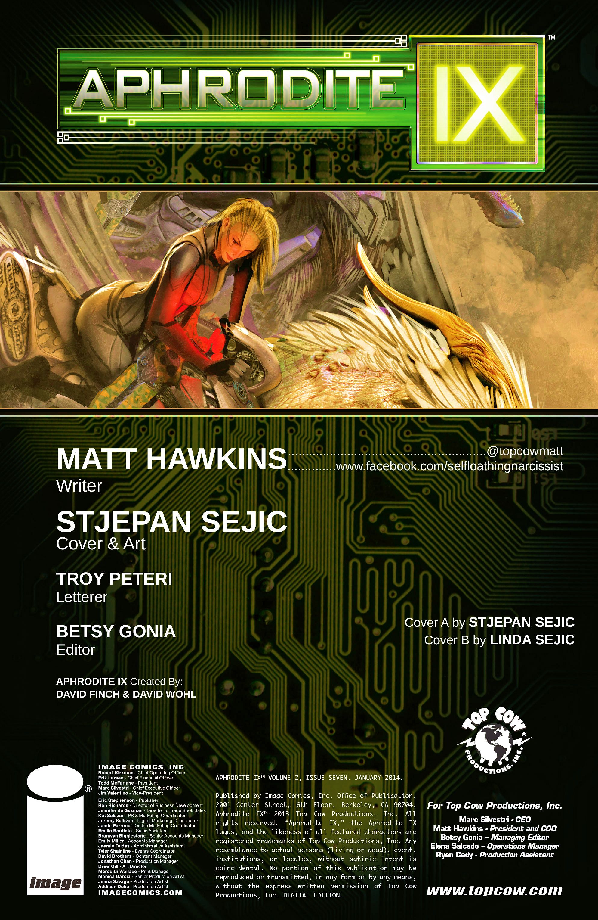 Read online Aphrodite IX (2013) comic -  Issue #7 - 2