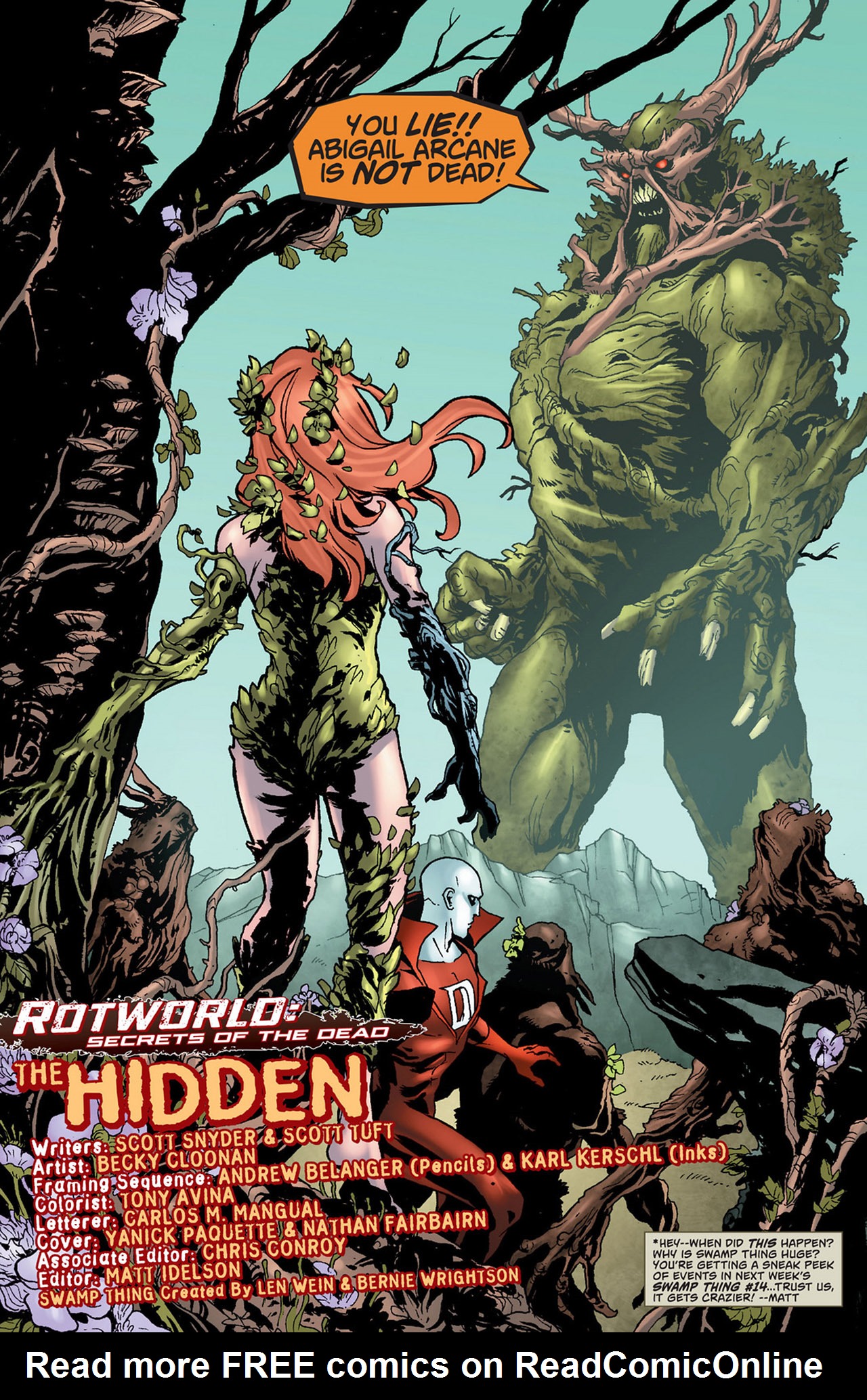 Read online Swamp Thing (2011) comic -  Issue # Annual 1 - 2
