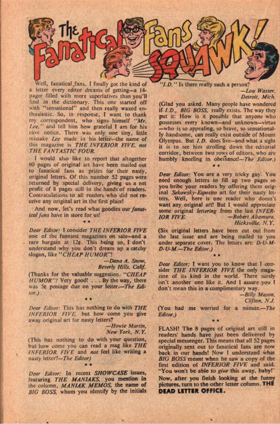 Read online The Inferior Five comic -  Issue #5 - 22