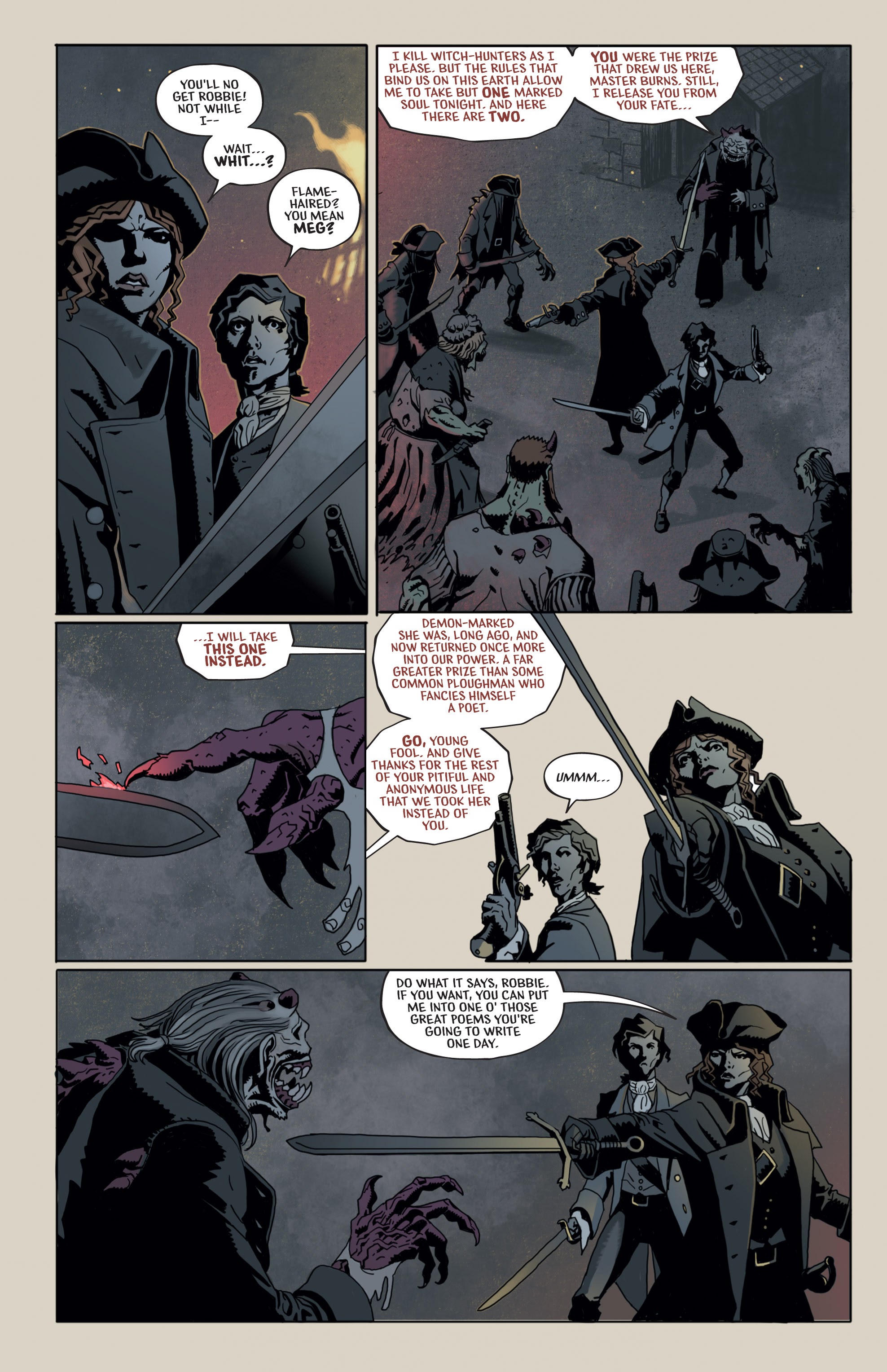 Read online Robbie Burns: Witch Hunter comic -  Issue # TPB - 69
