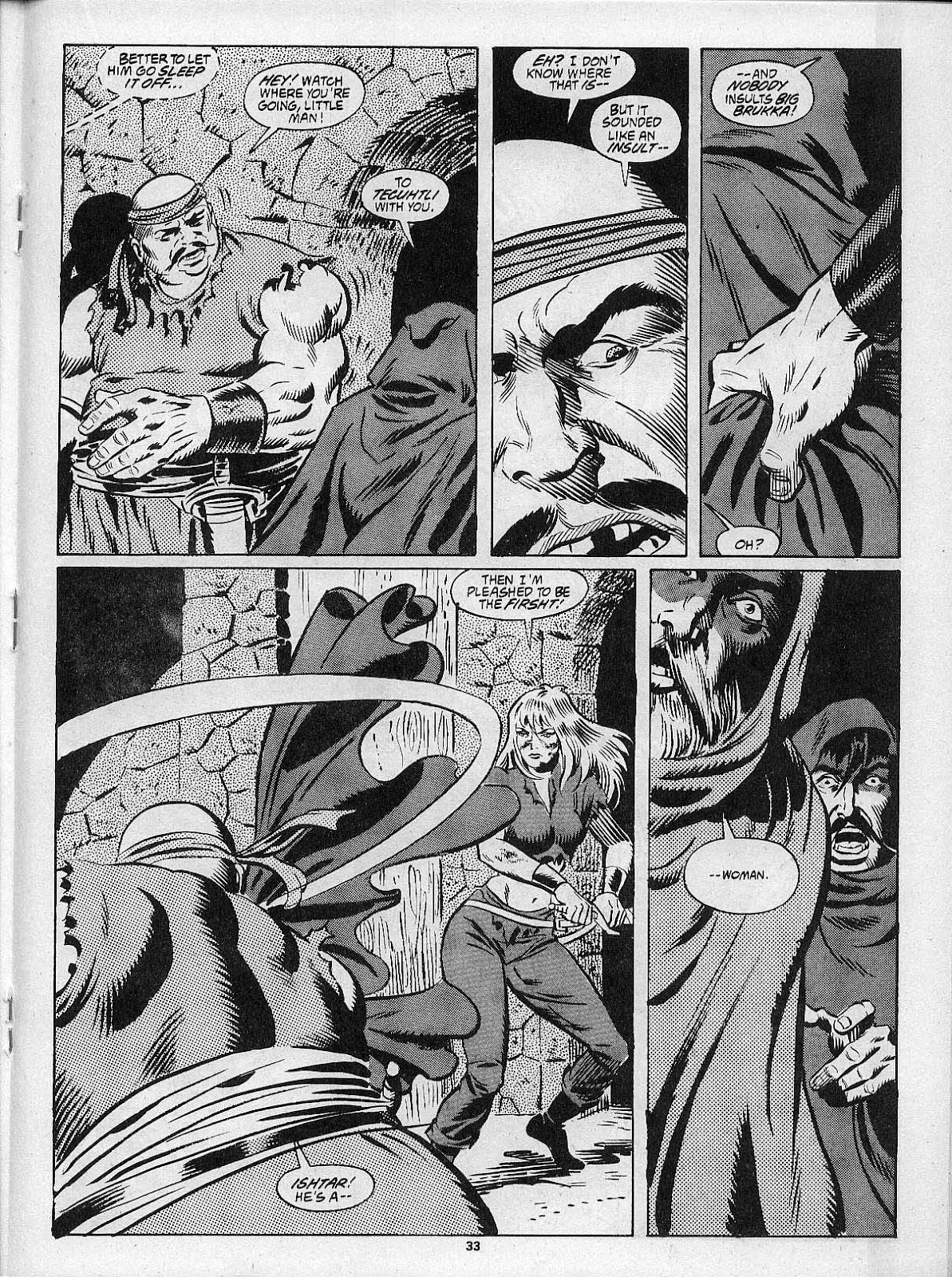 The Savage Sword Of Conan issue 201 - Page 35