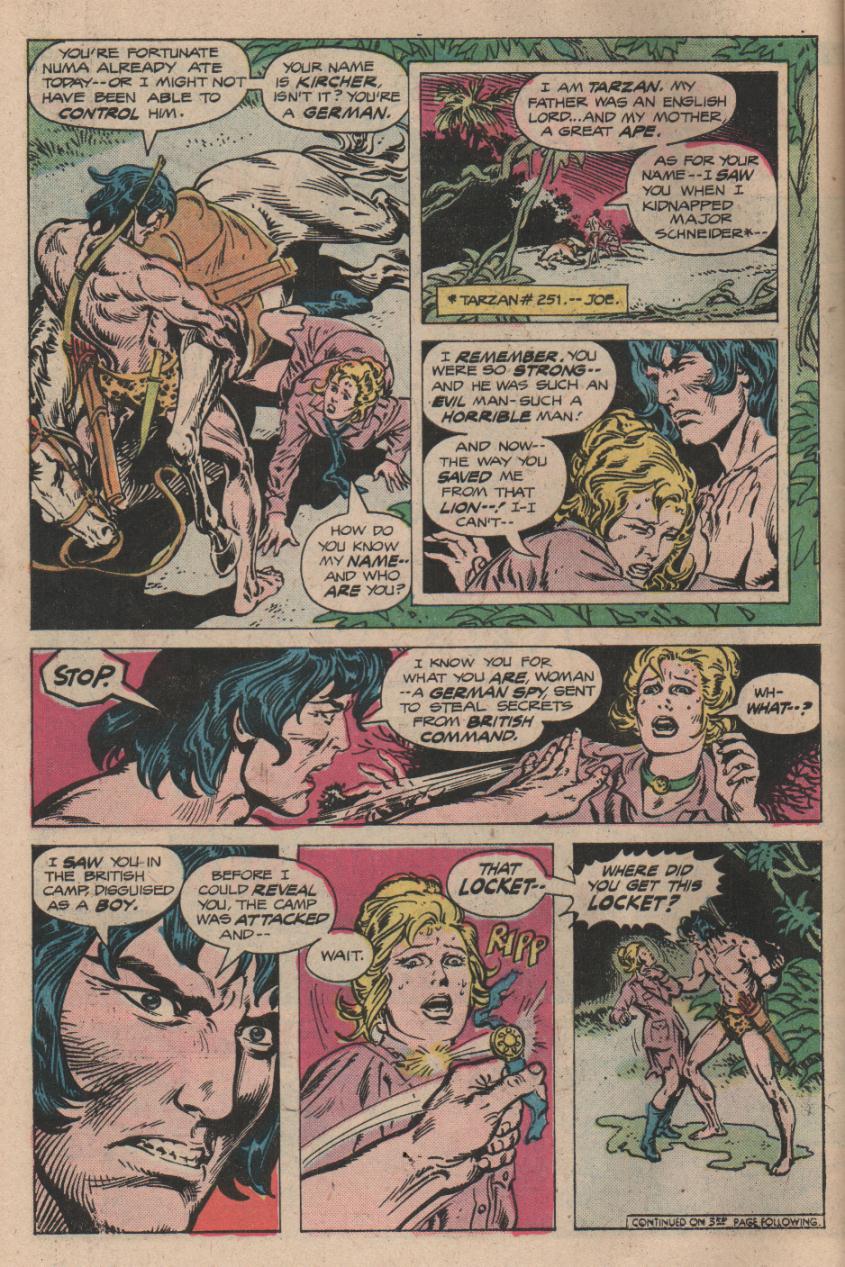 Read online Tarzan (1972) comic -  Issue #252 - 5