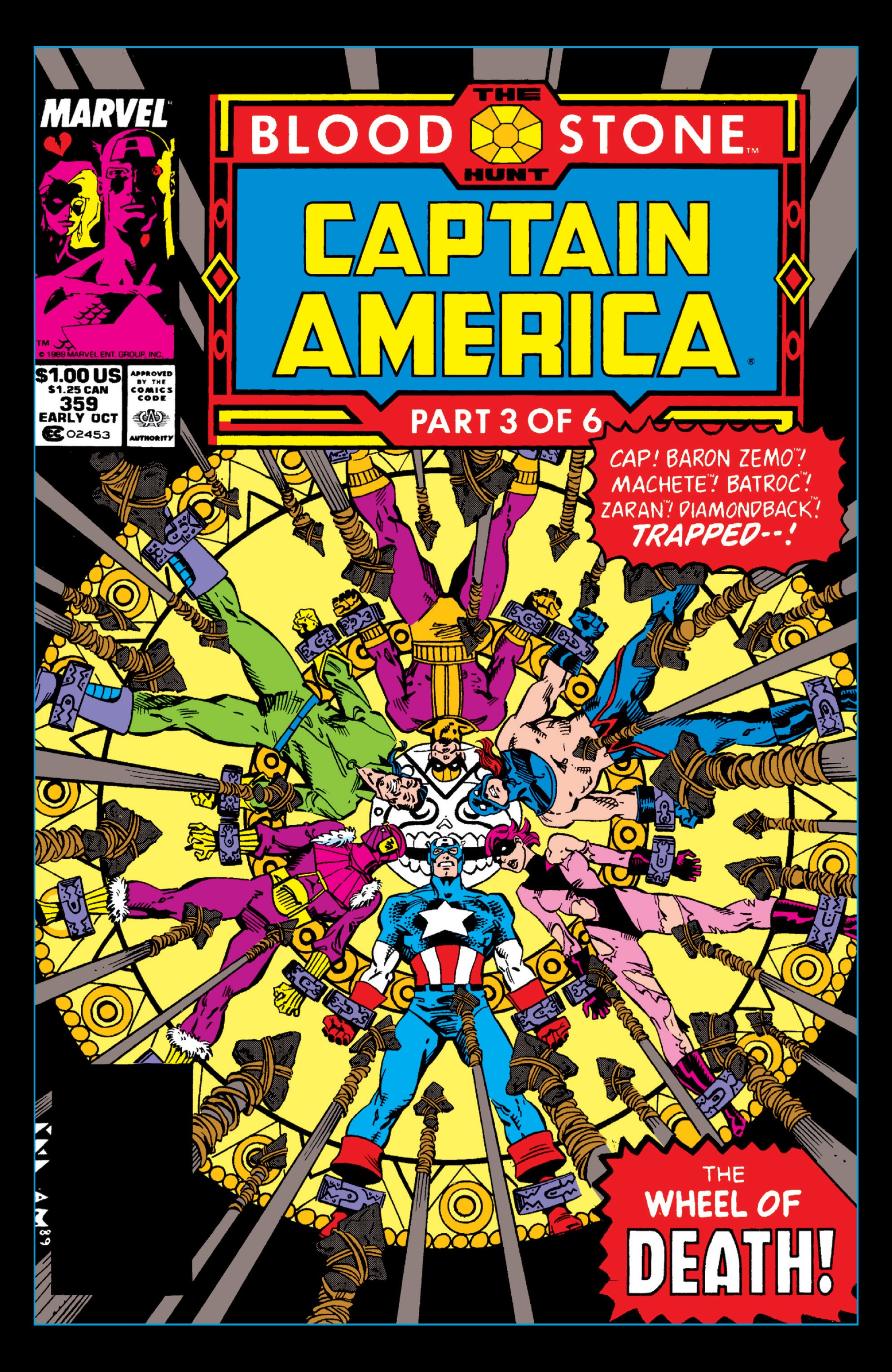 Read online Captain America Epic Collection comic -  Issue # TPB The Bloodstone Hunt (Part 2) - 88