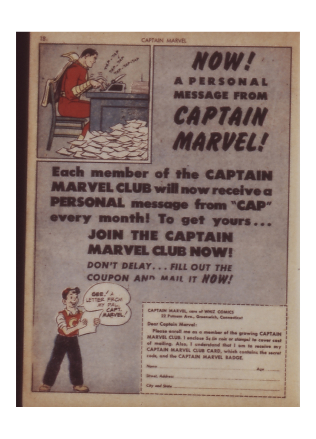 Read online Captain Marvel Adventures comic -  Issue #16 - 18