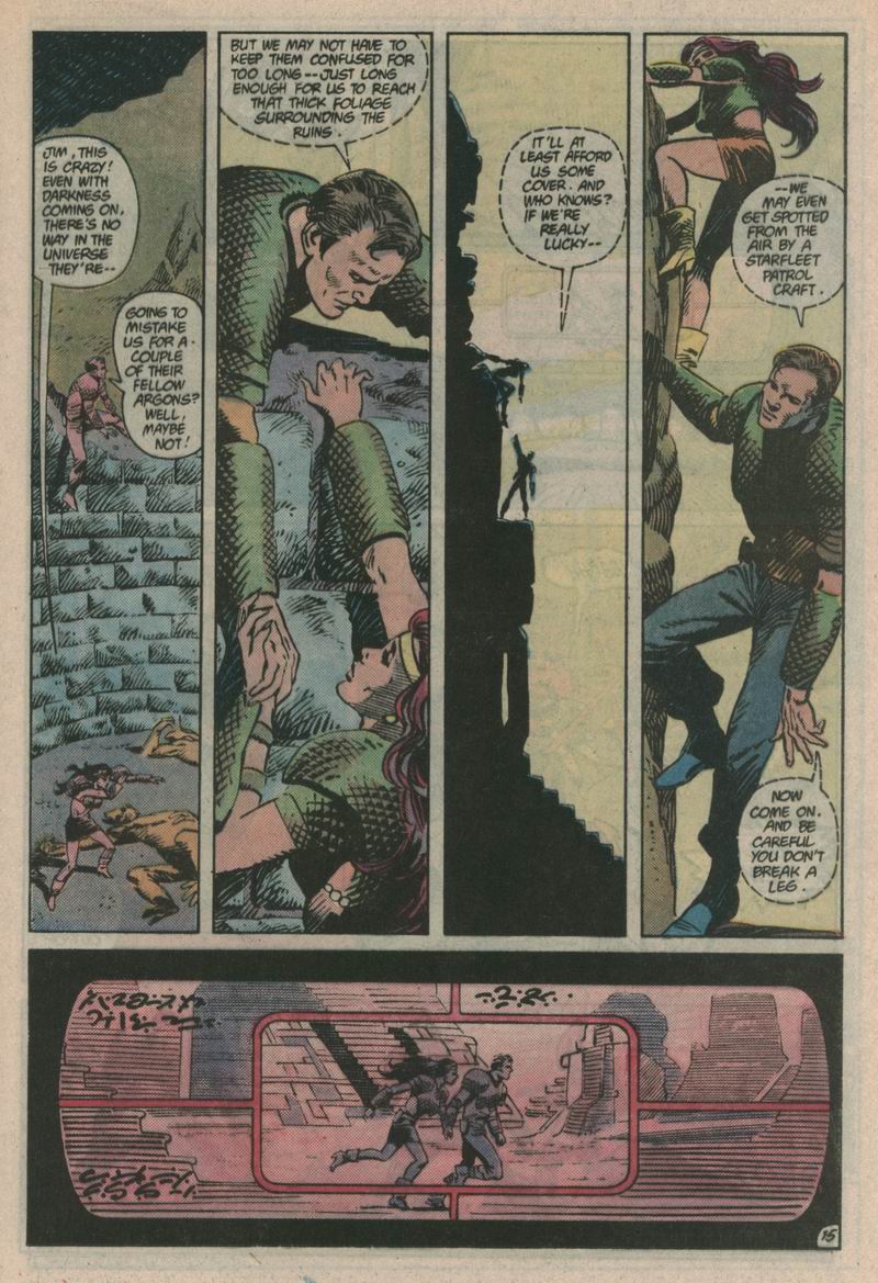Read online Star Trek (1984) comic -  Issue #38 - 16
