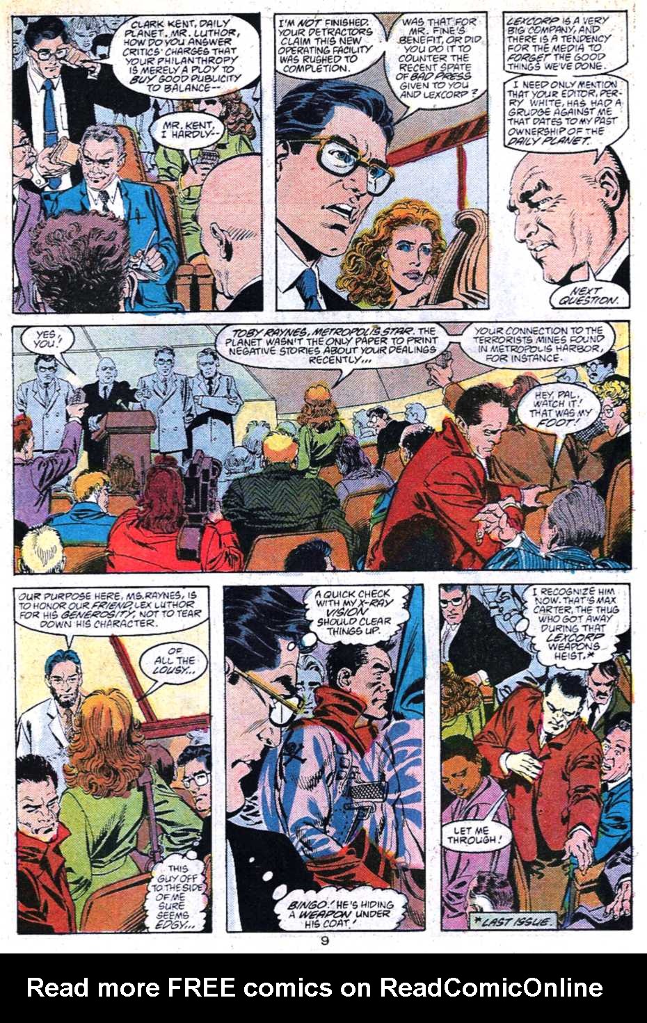 Read online Adventures of Superman (1987) comic -  Issue #447 - 9