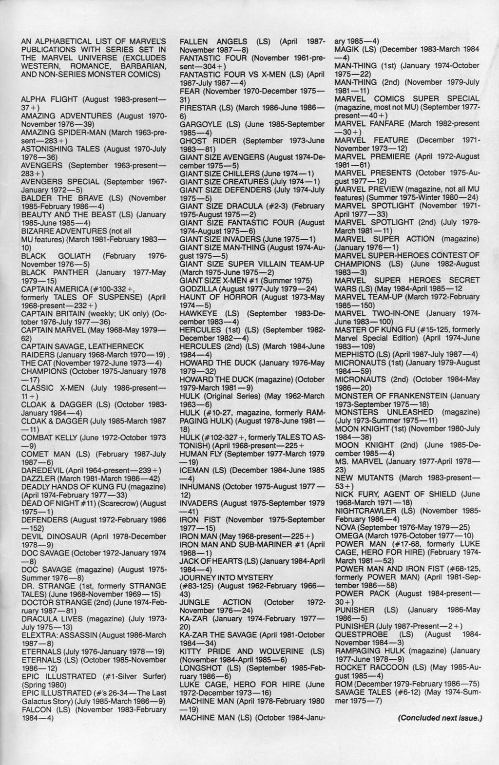 Read online The Official Handbook of the Marvel Universe Deluxe Edition comic -  Issue #17 - 67