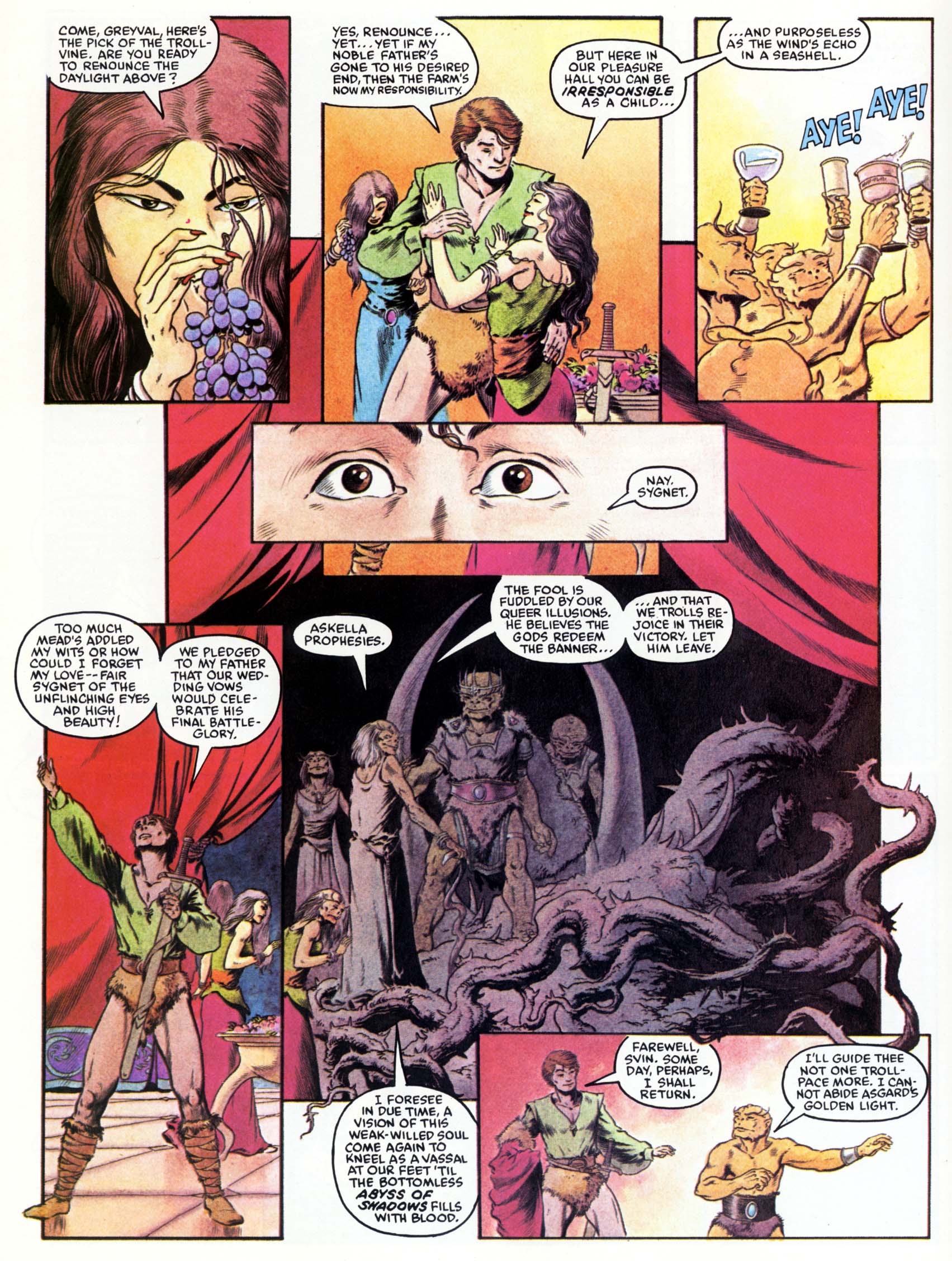 Read online Marvel Graphic Novel comic -  Issue #15 - The Raven Banner - 11