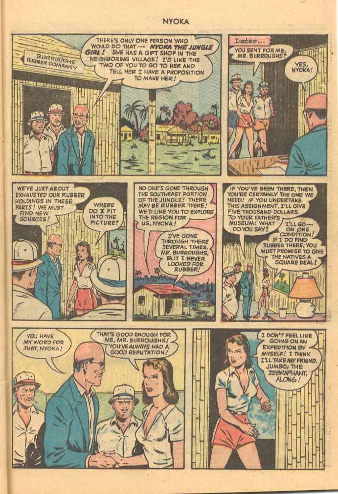 Read online Nyoka the Jungle Girl (1945) comic -  Issue #27 - 35