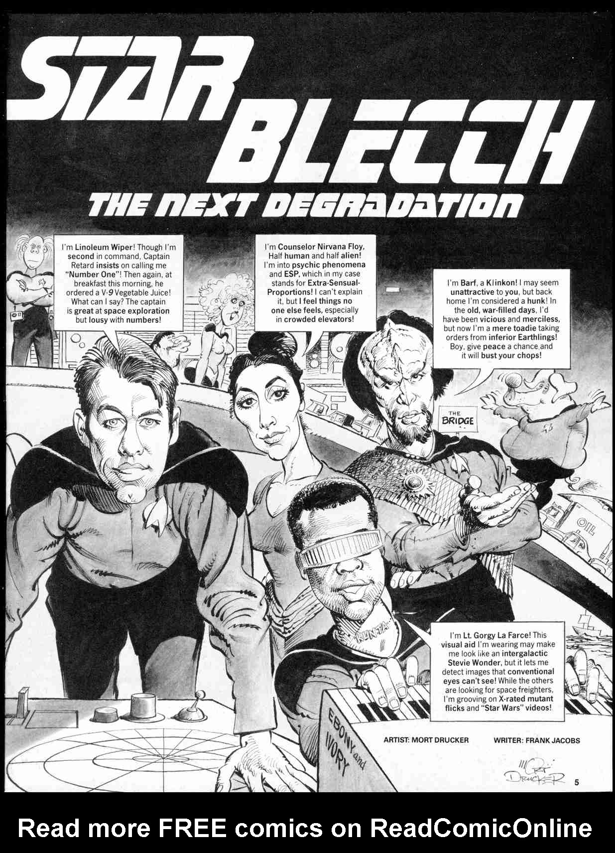 Read online MAD comic -  Issue #282 - 7